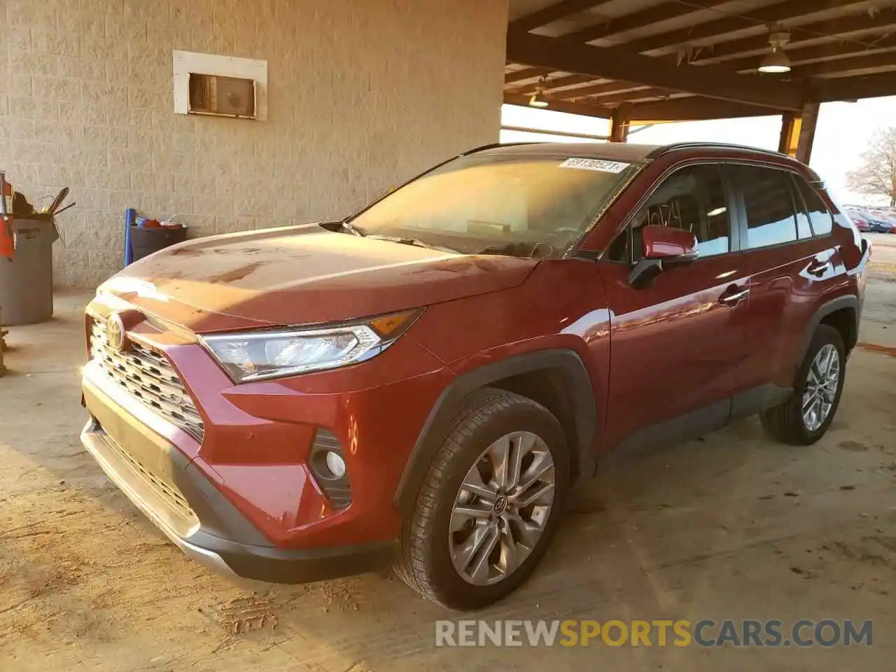 2 Photograph of a damaged car JTMN1RFV2KD029697 TOYOTA RAV4 2019