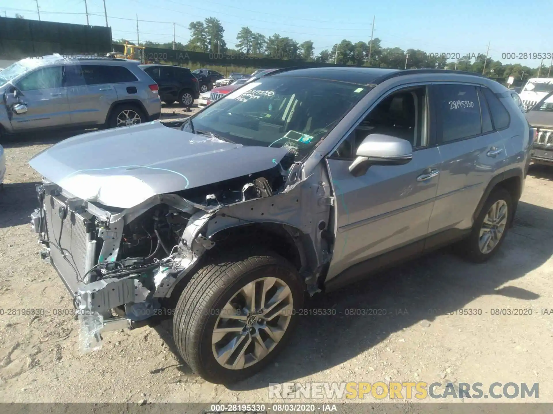 2 Photograph of a damaged car JTMN1RFV2KD504846 TOYOTA RAV4 2019