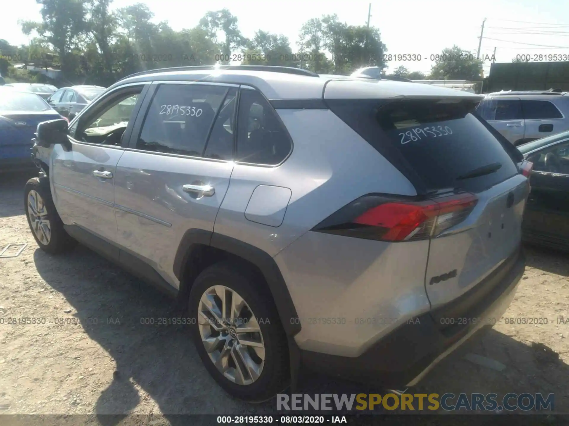 3 Photograph of a damaged car JTMN1RFV2KD504846 TOYOTA RAV4 2019