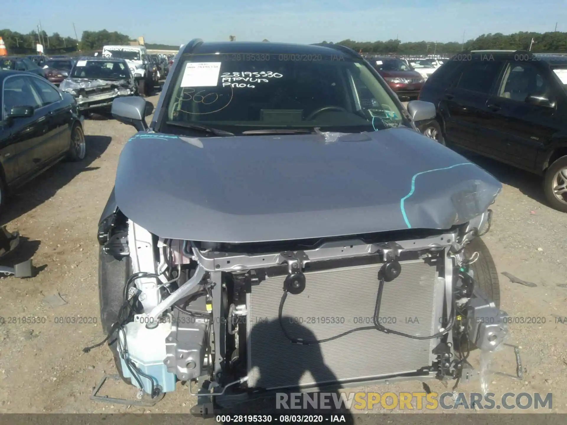 6 Photograph of a damaged car JTMN1RFV2KD504846 TOYOTA RAV4 2019