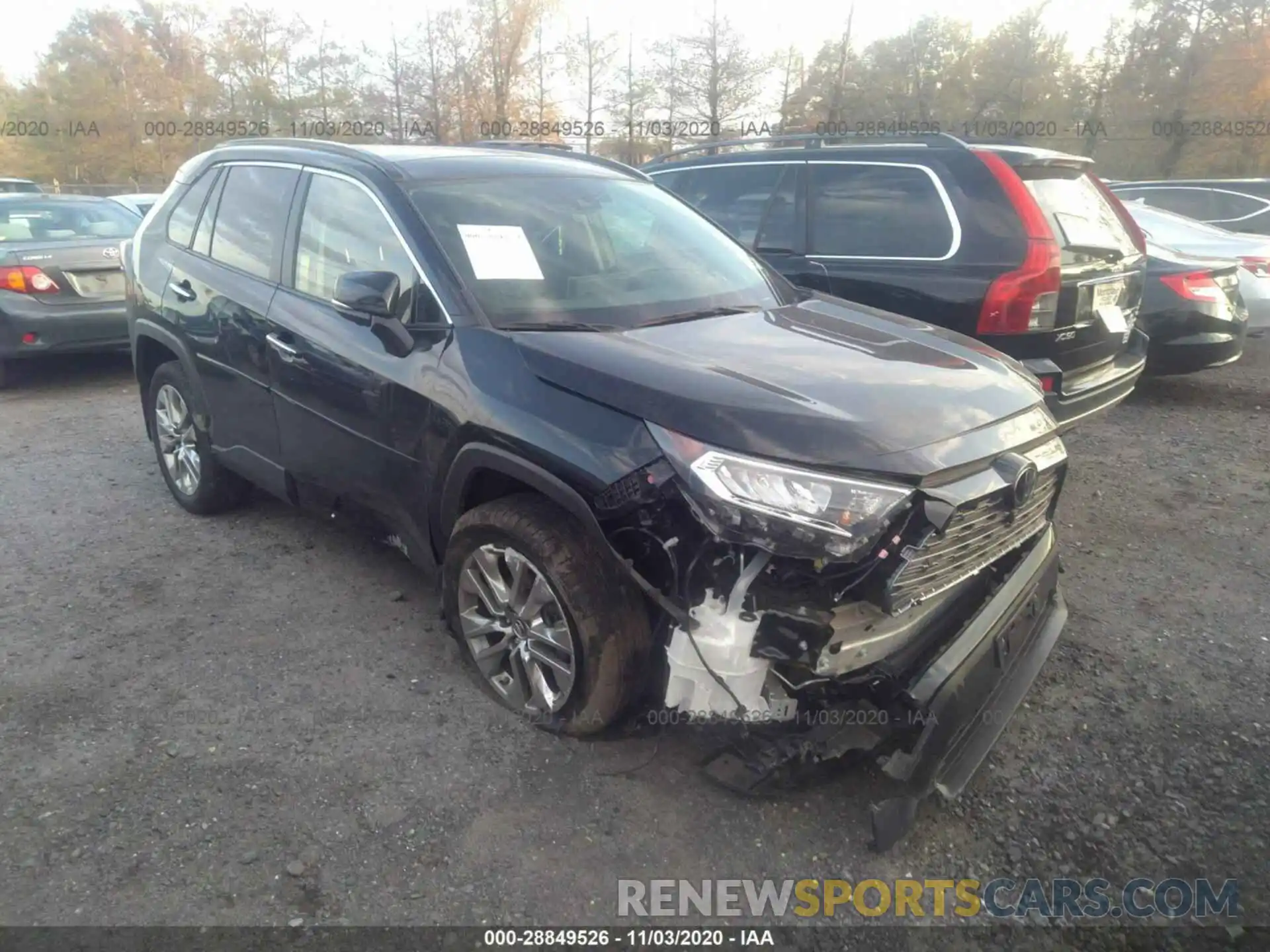 1 Photograph of a damaged car JTMN1RFV2KD506290 TOYOTA RAV4 2019