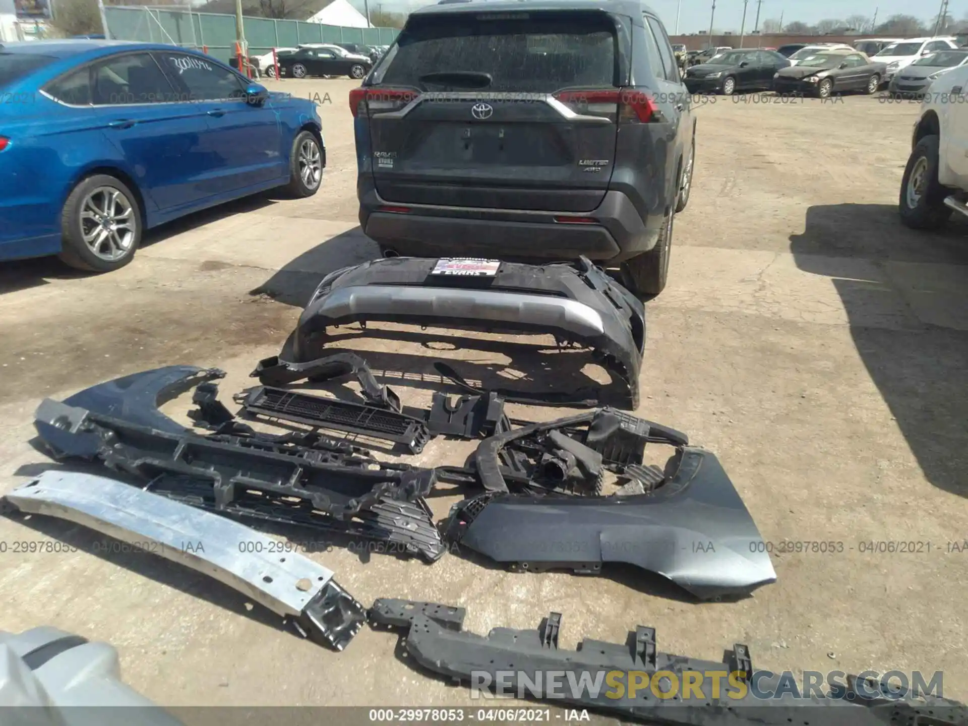 12 Photograph of a damaged car JTMN1RFV2KD509626 TOYOTA RAV4 2019