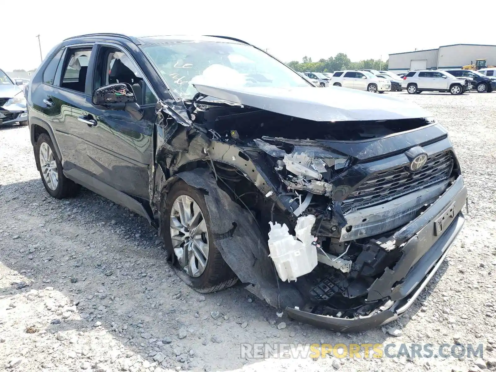 1 Photograph of a damaged car JTMN1RFV2KD519850 TOYOTA RAV4 2019