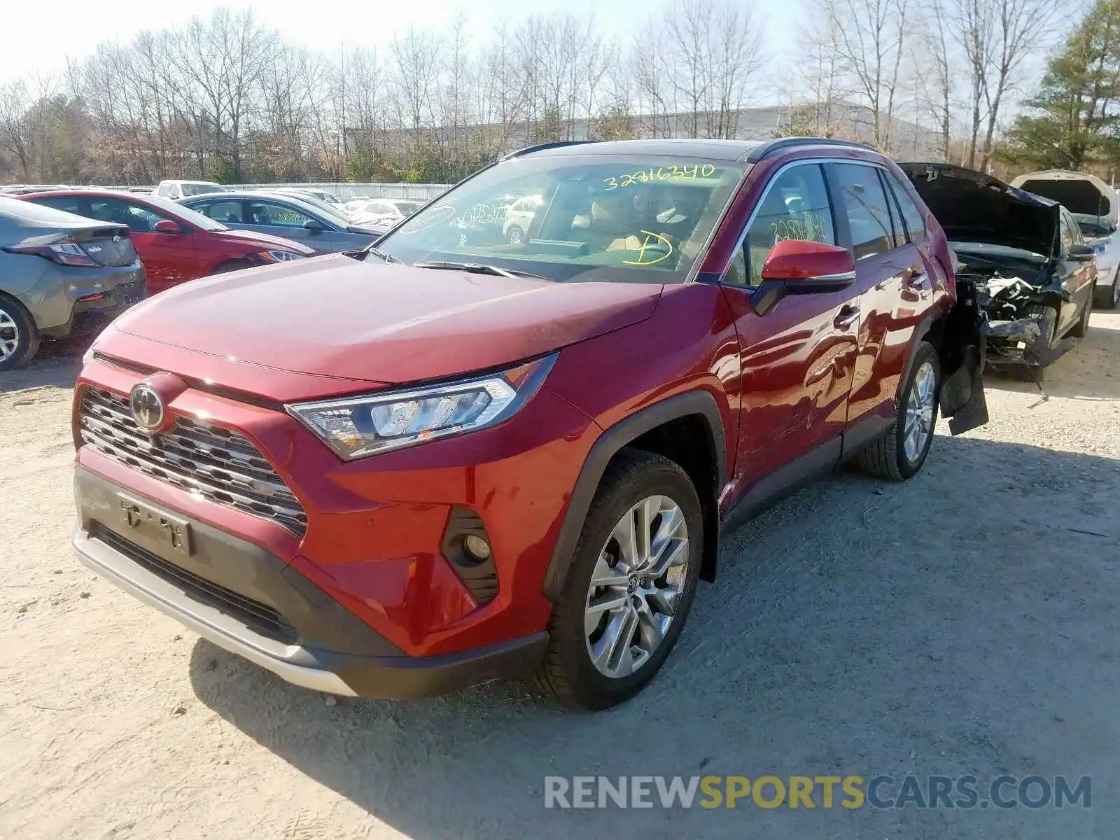 2 Фотография поврежденного автомобиля JTMN1RFV2KD520674 TOYOTA RAV4 2019