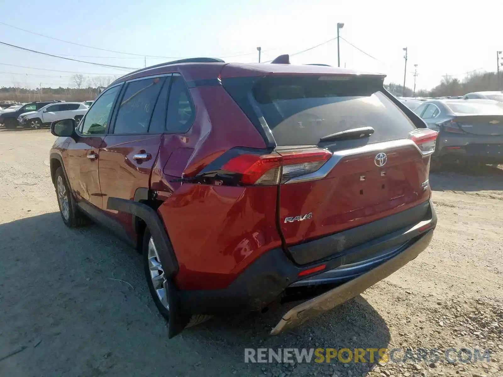 3 Фотография поврежденного автомобиля JTMN1RFV2KD520674 TOYOTA RAV4 2019