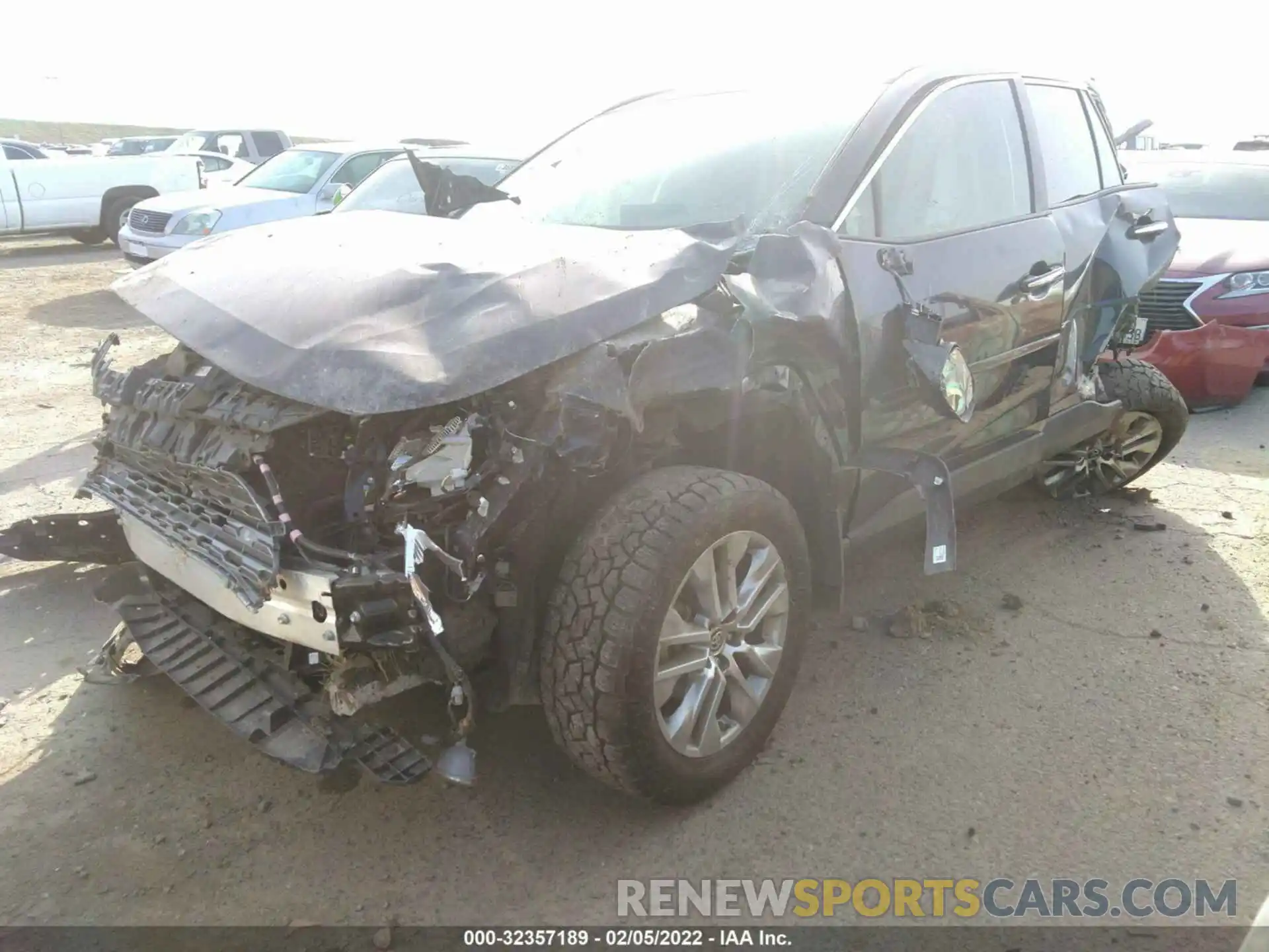 2 Photograph of a damaged car JTMN1RFV2KD522523 TOYOTA RAV4 2019