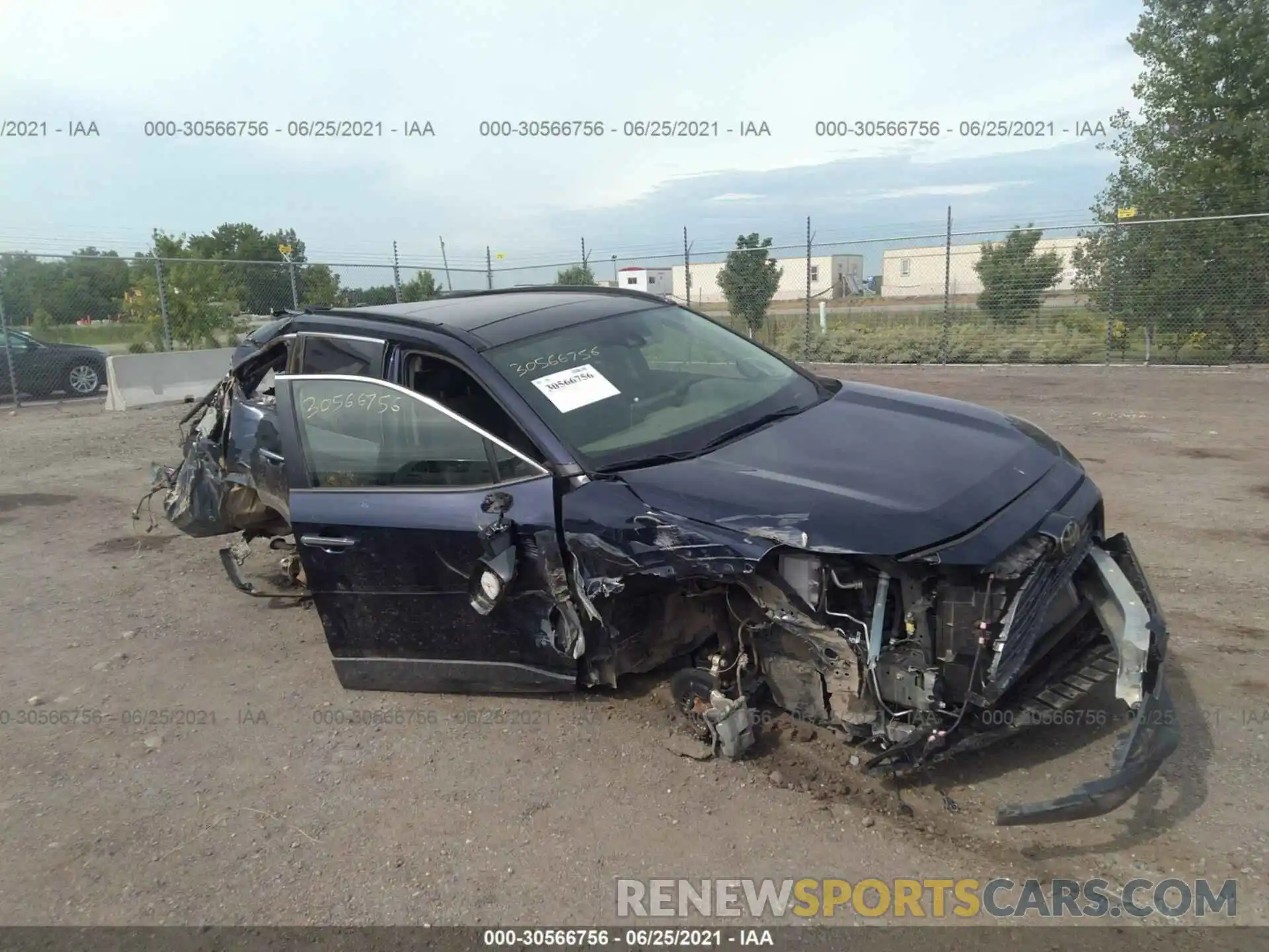 1 Photograph of a damaged car JTMN1RFV2KD523817 TOYOTA RAV4 2019