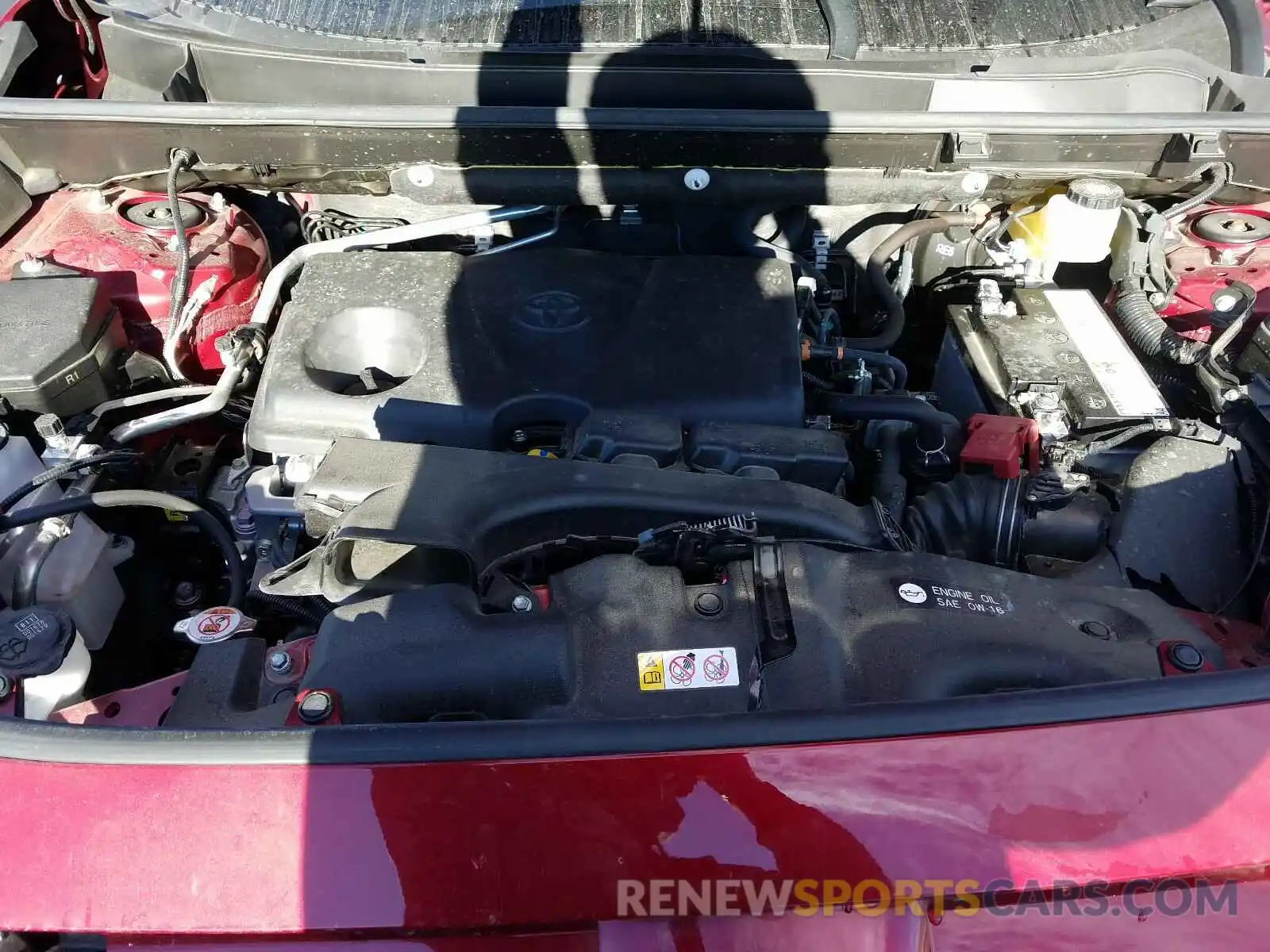 7 Фотография поврежденного автомобиля JTMN1RFV2KJ023285 TOYOTA RAV4 2019