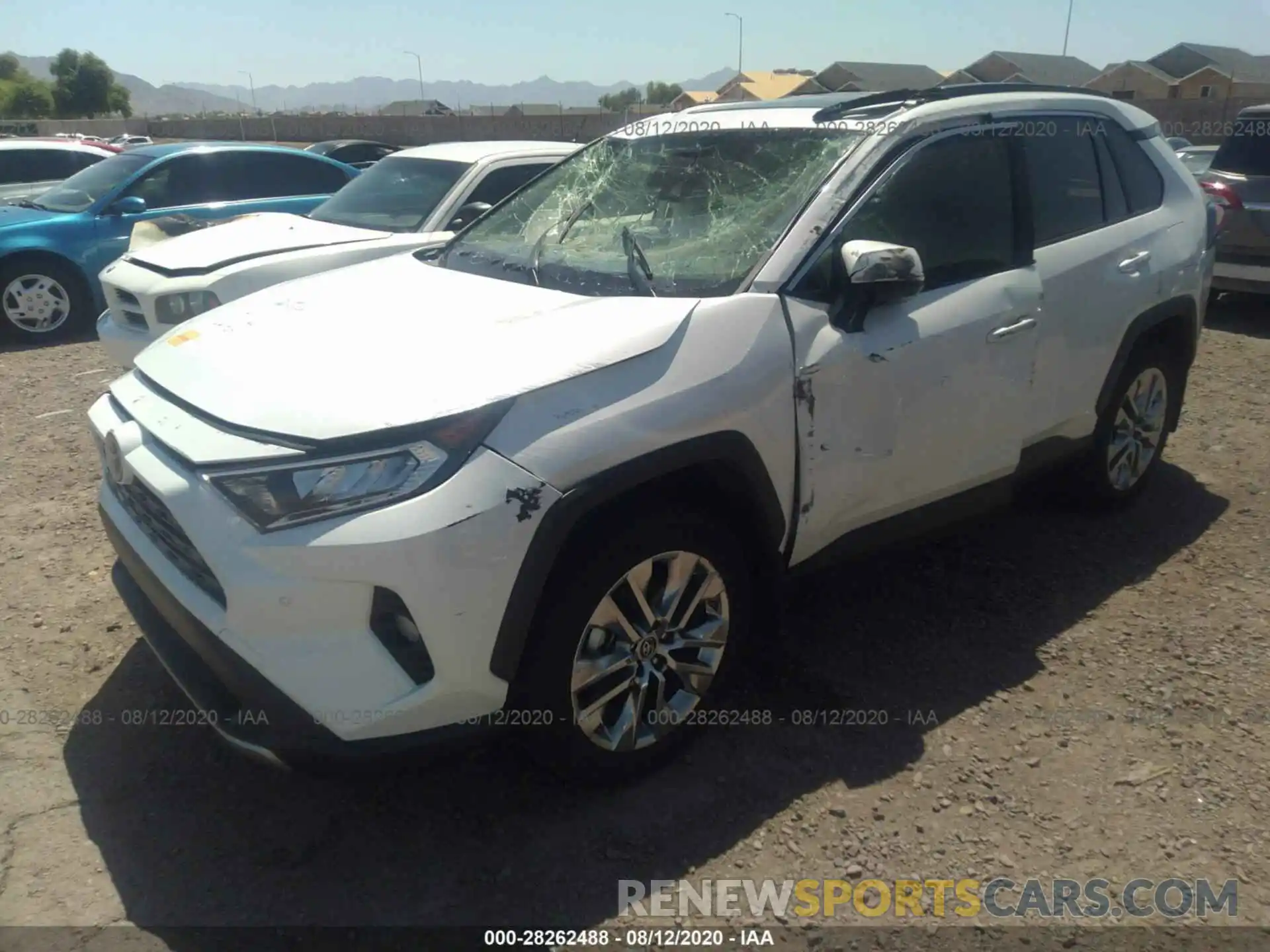 2 Фотография поврежденного автомобиля JTMN1RFV3KD003481 TOYOTA RAV4 2019