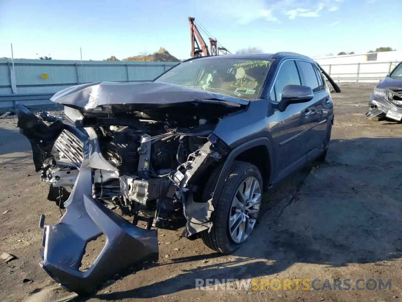 2 Photograph of a damaged car JTMN1RFV3KD502989 TOYOTA RAV4 2019