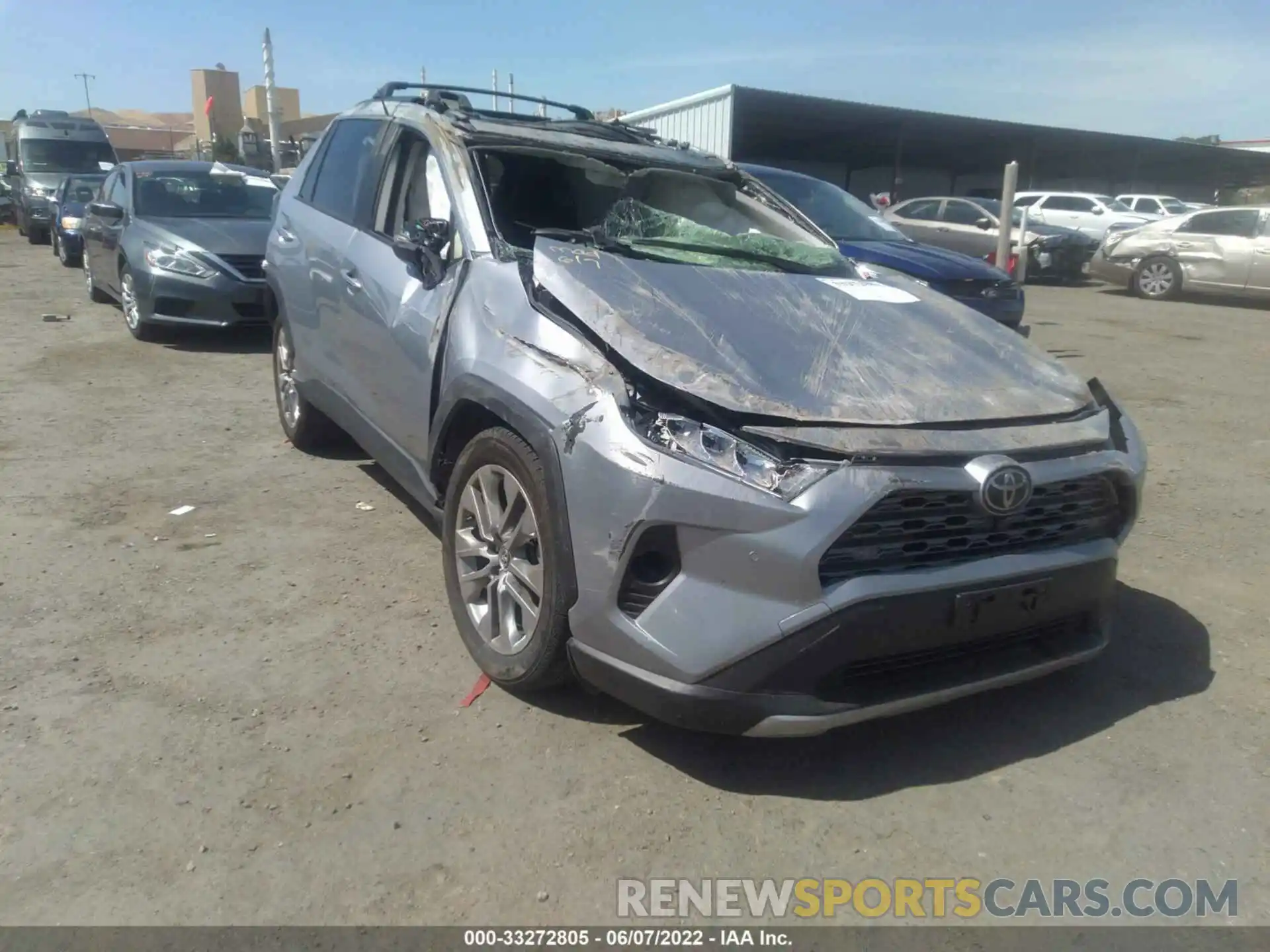 1 Photograph of a damaged car JTMN1RFV3KD503429 TOYOTA RAV4 2019