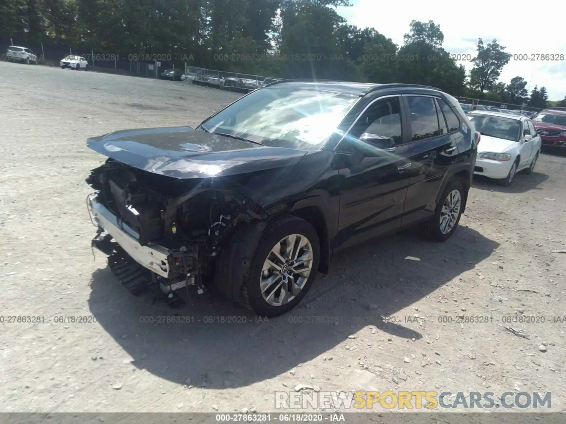 2 Photograph of a damaged car JTMN1RFV3KD512258 TOYOTA RAV4 2019