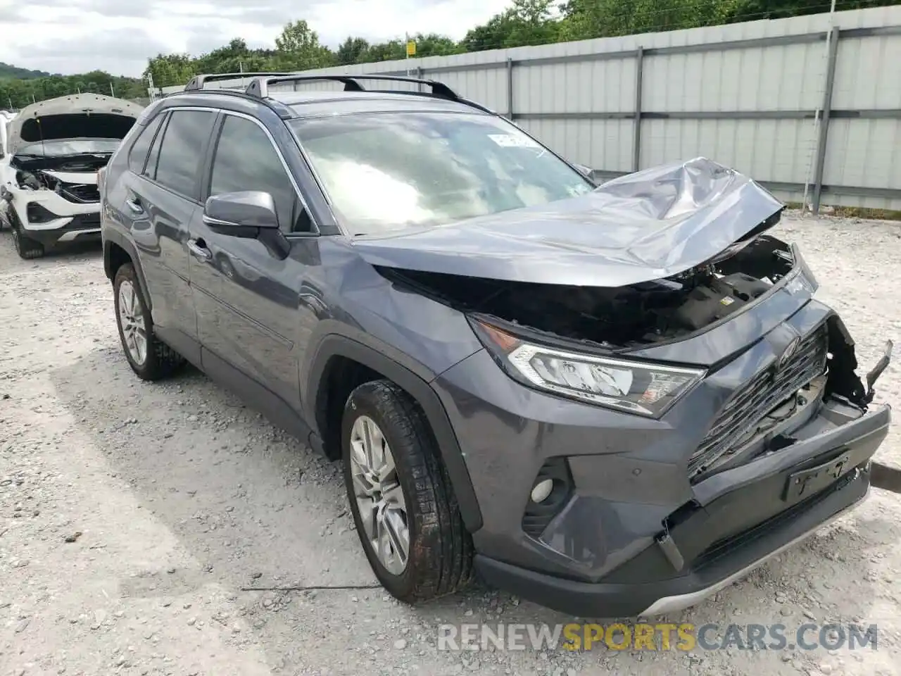 1 Photograph of a damaged car JTMN1RFV3KD521235 TOYOTA RAV4 2019