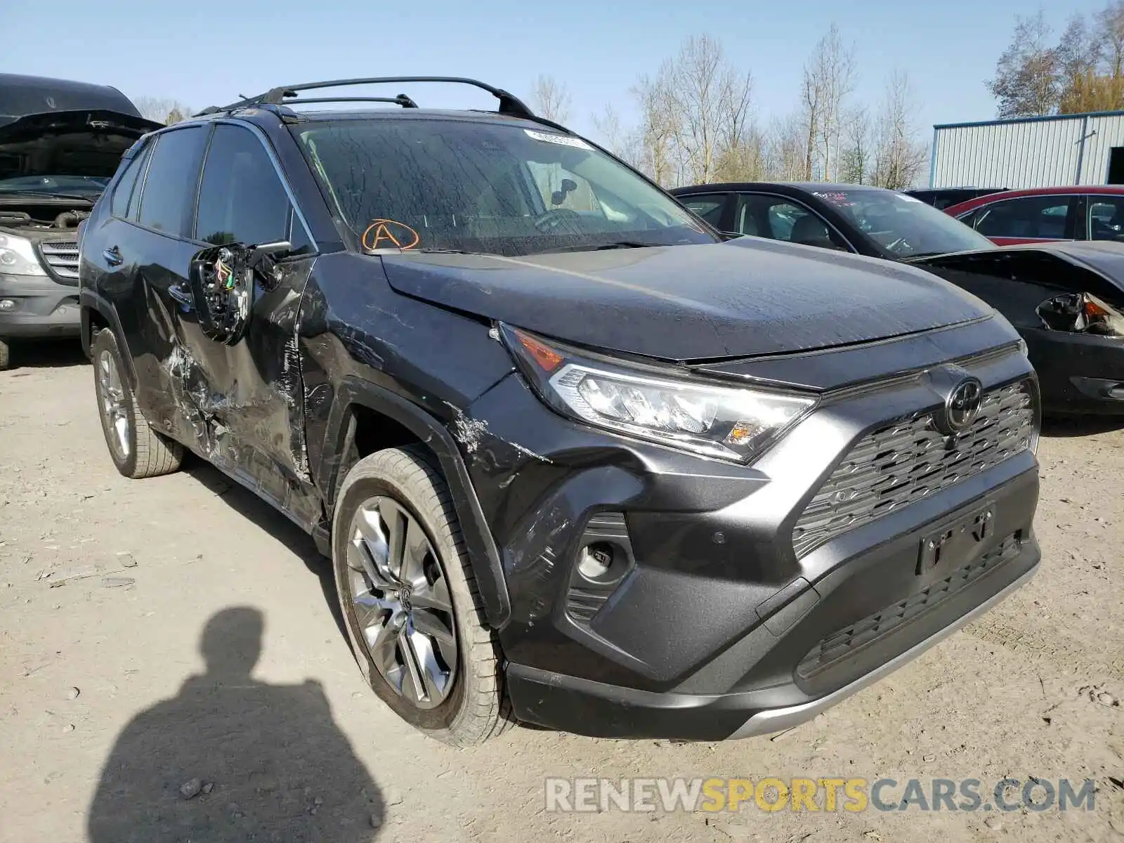 1 Photograph of a damaged car JTMN1RFV3KD521574 TOYOTA RAV4 2019