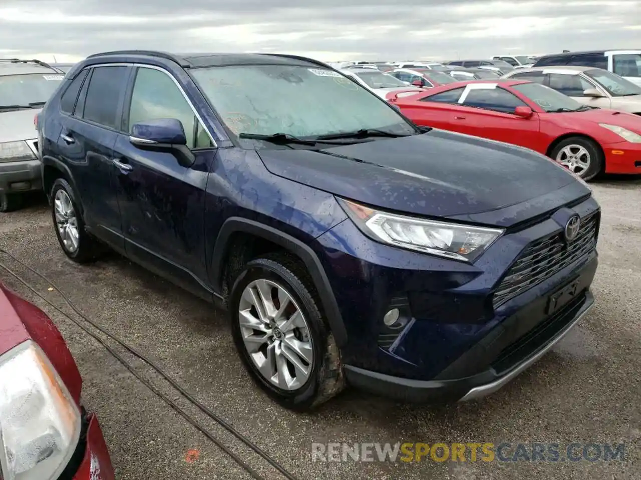 1 Photograph of a damaged car JTMN1RFV3KD522918 TOYOTA RAV4 2019