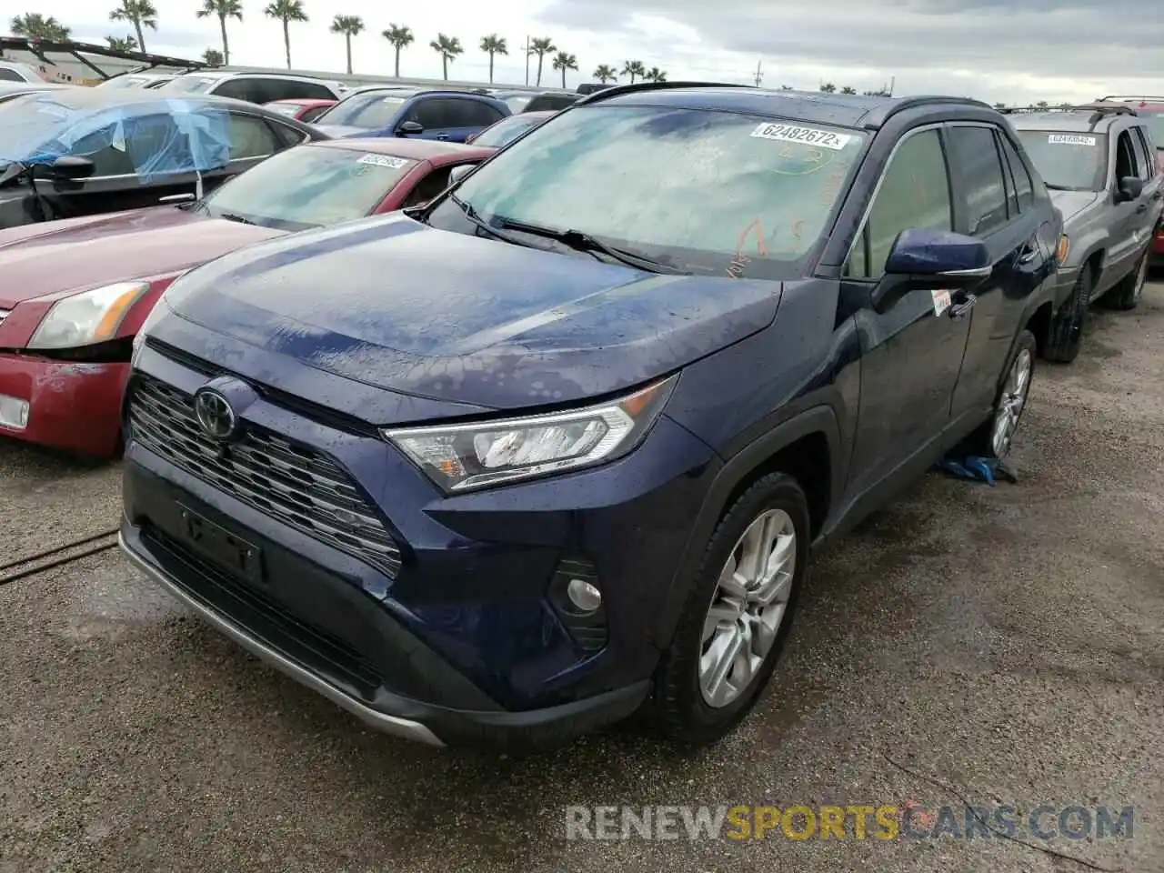 2 Photograph of a damaged car JTMN1RFV3KD522918 TOYOTA RAV4 2019