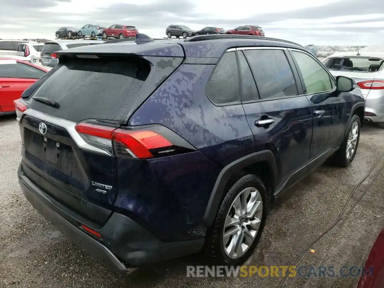 4 Photograph of a damaged car JTMN1RFV3KD522918 TOYOTA RAV4 2019