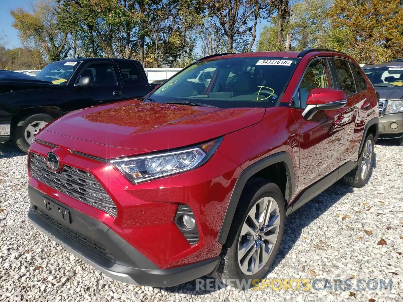 2 Фотография поврежденного автомобиля JTMN1RFV3KJ024140 TOYOTA RAV4 2019