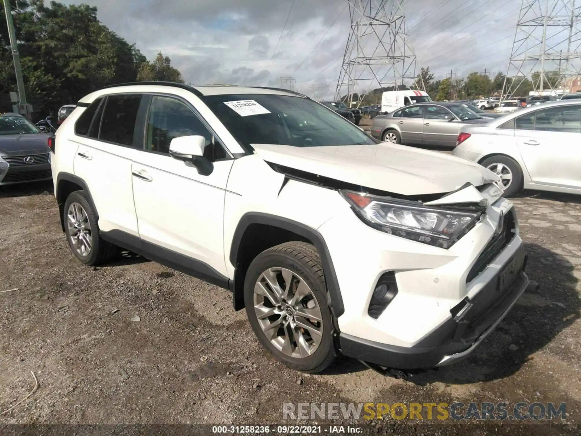 1 Photograph of a damaged car JTMN1RFV4KD044802 TOYOTA RAV4 2019