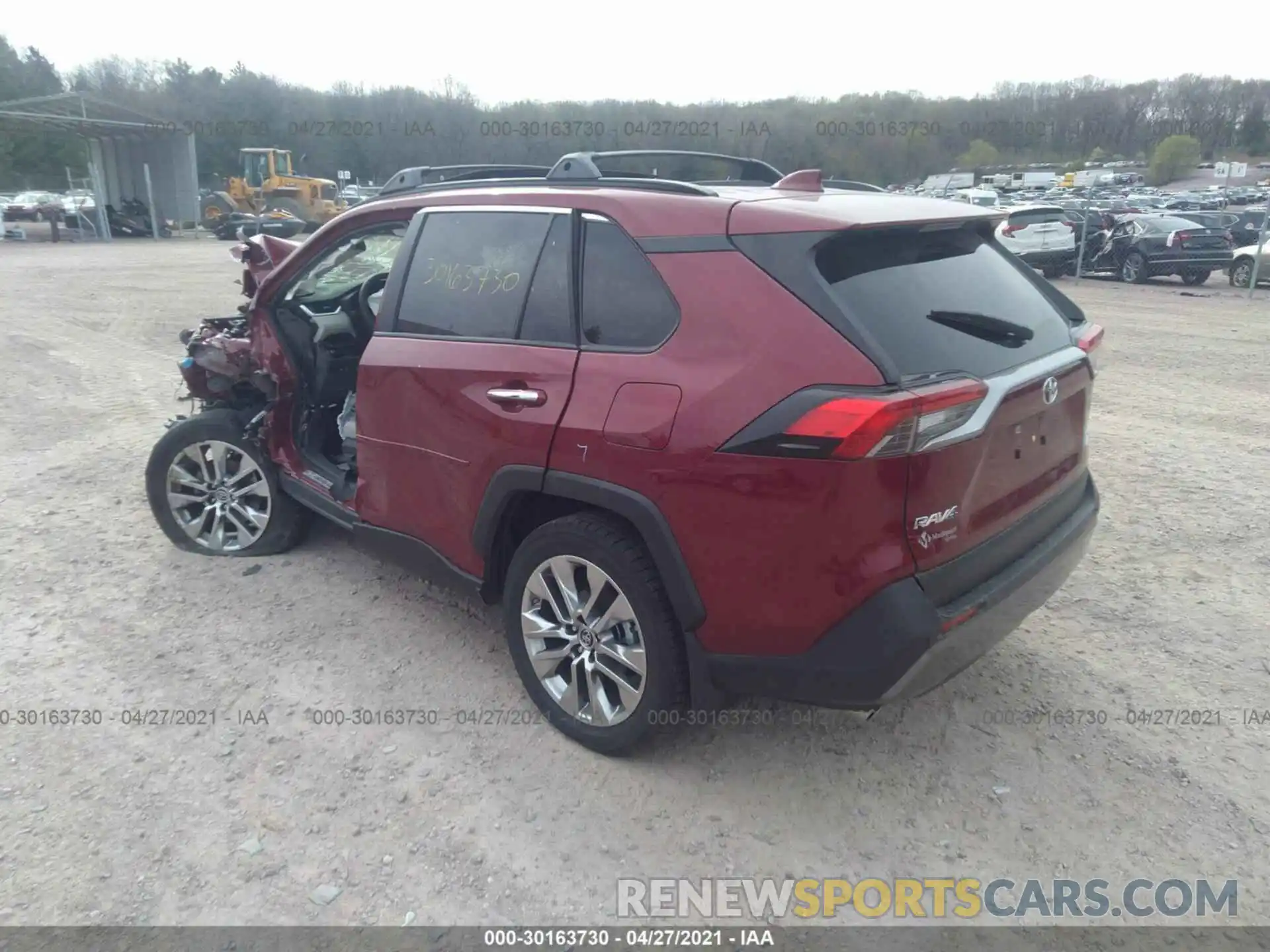 3 Photograph of a damaged car JTMN1RFV4KD500443 TOYOTA RAV4 2019