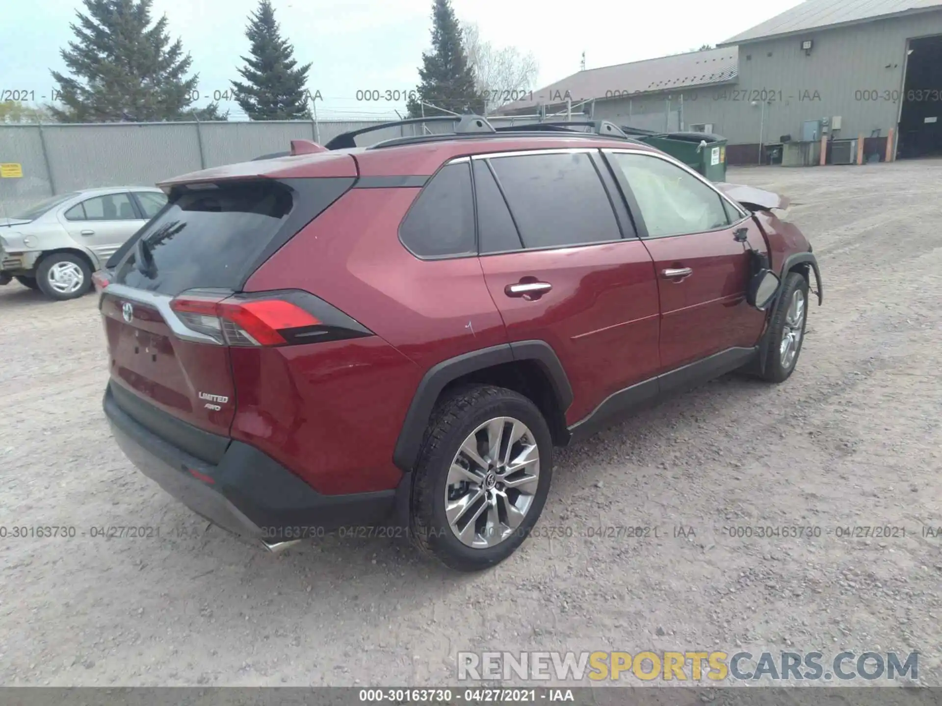 4 Photograph of a damaged car JTMN1RFV4KD500443 TOYOTA RAV4 2019