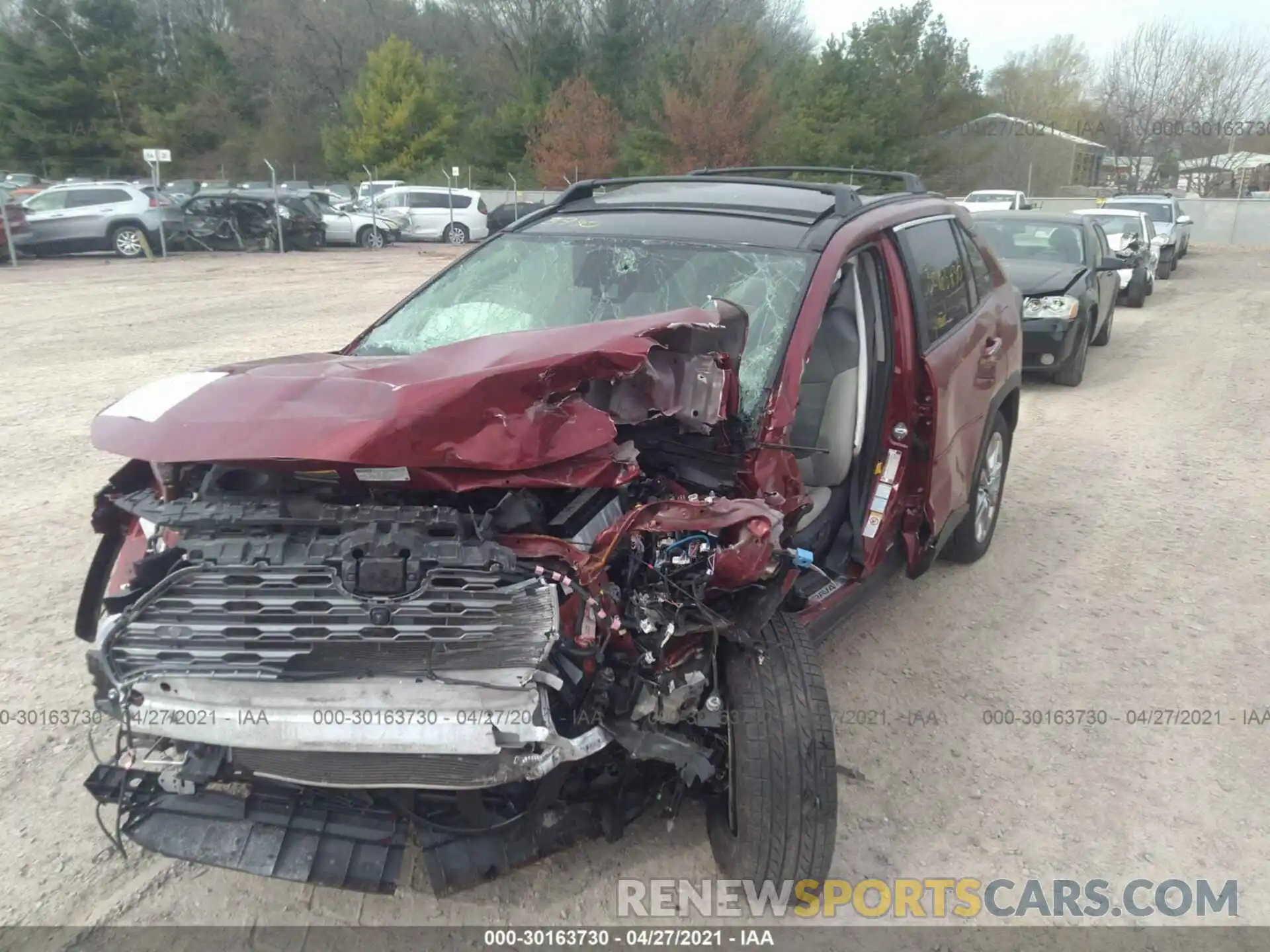 6 Photograph of a damaged car JTMN1RFV4KD500443 TOYOTA RAV4 2019