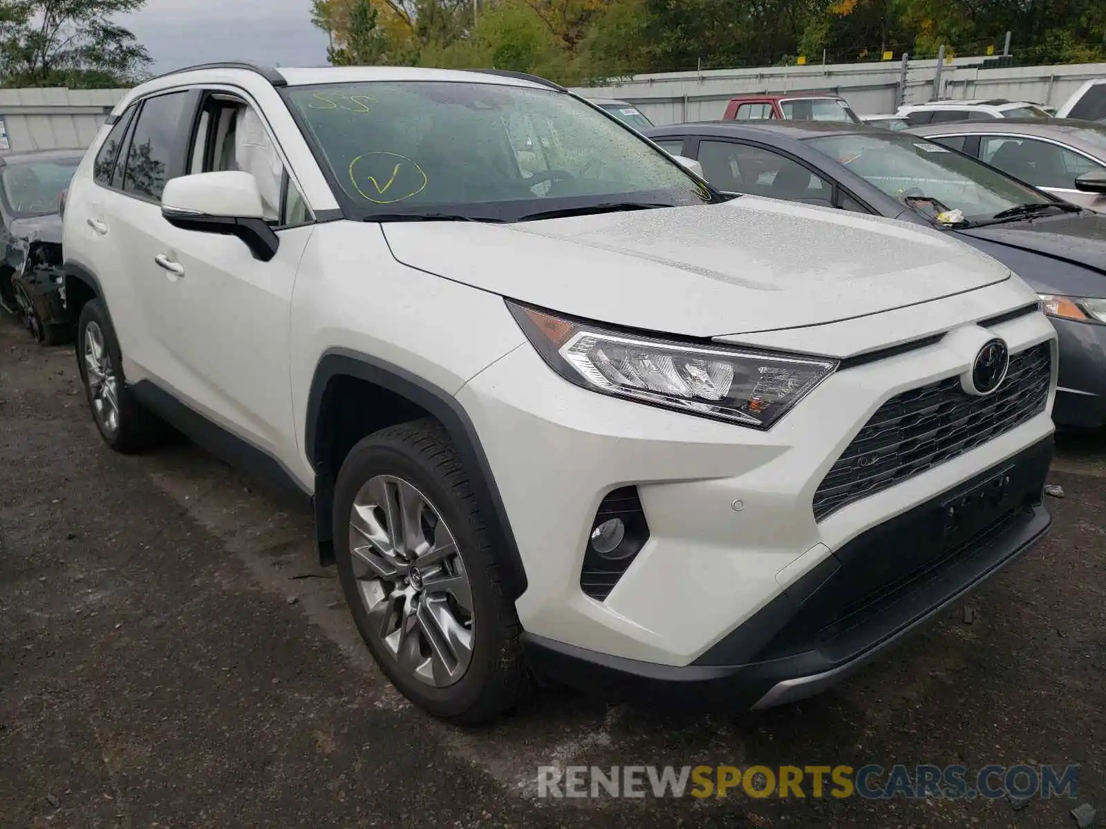 1 Photograph of a damaged car JTMN1RFV4KD516514 TOYOTA RAV4 2019