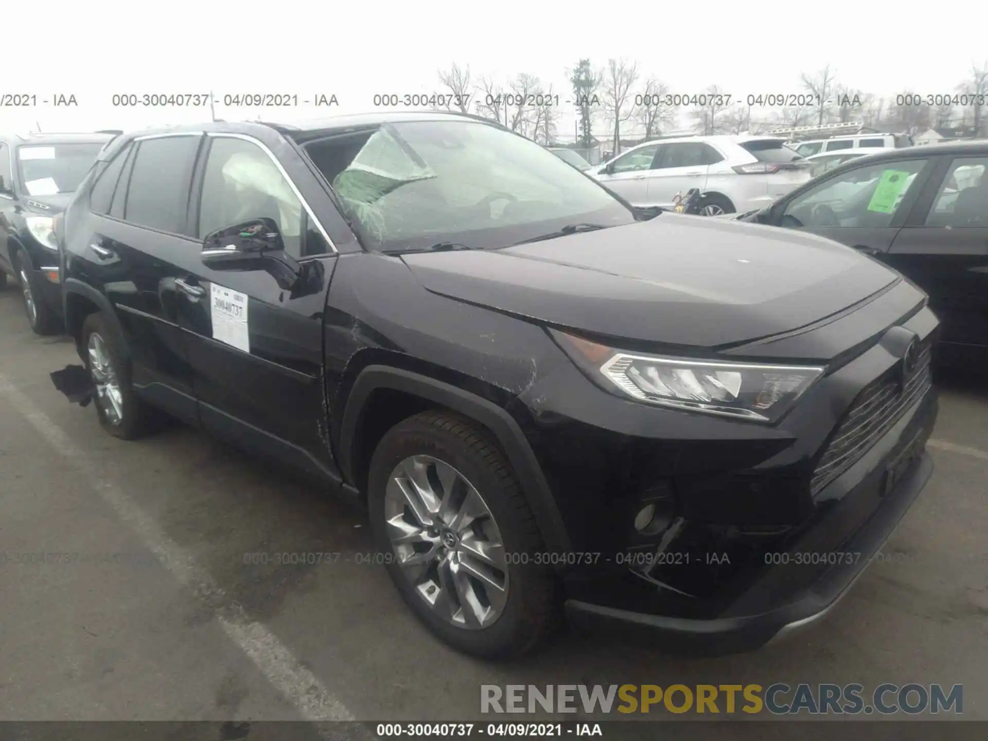 1 Photograph of a damaged car JTMN1RFV4KD518859 TOYOTA RAV4 2019