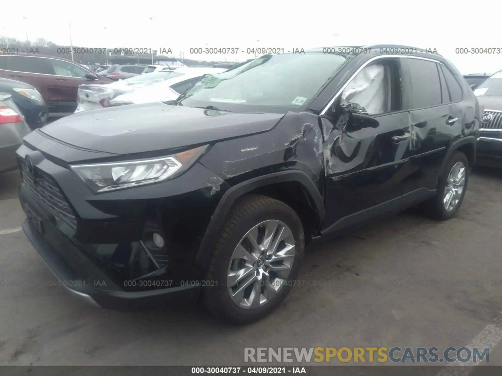 2 Photograph of a damaged car JTMN1RFV4KD518859 TOYOTA RAV4 2019