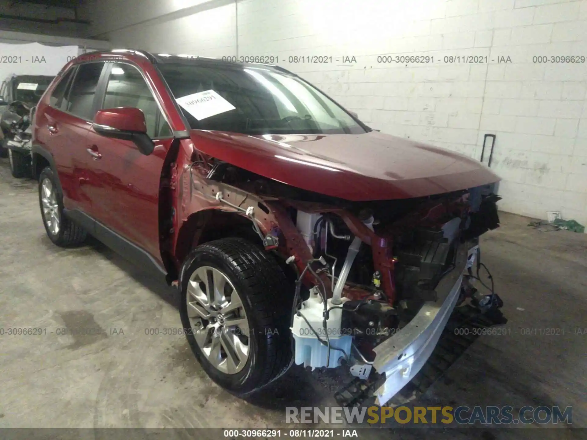 1 Photograph of a damaged car JTMN1RFV4KD519493 TOYOTA RAV4 2019