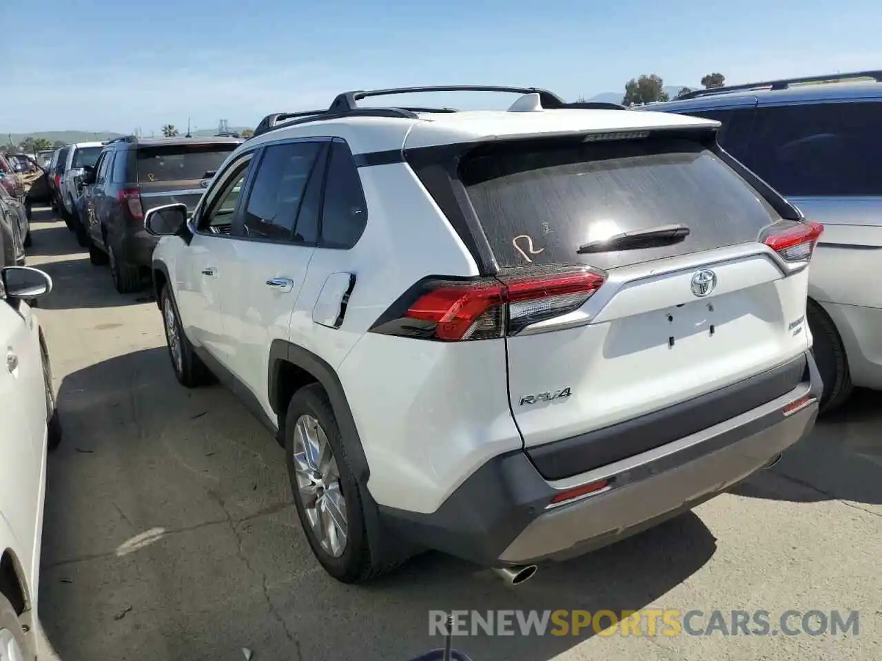 2 Photograph of a damaged car JTMN1RFV4KD519932 TOYOTA RAV4 2019