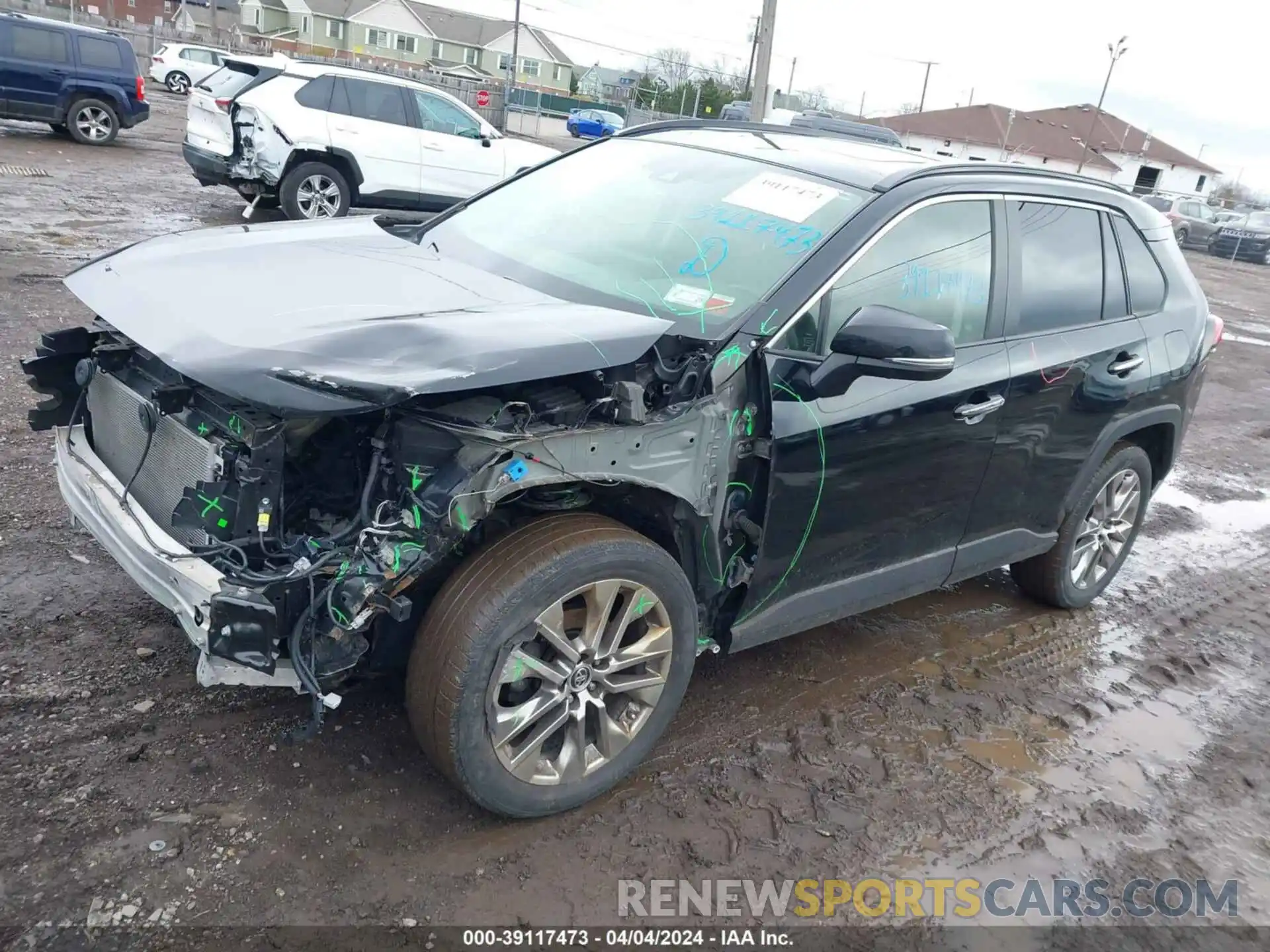2 Photograph of a damaged car JTMN1RFV5KD022520 TOYOTA RAV4 2019