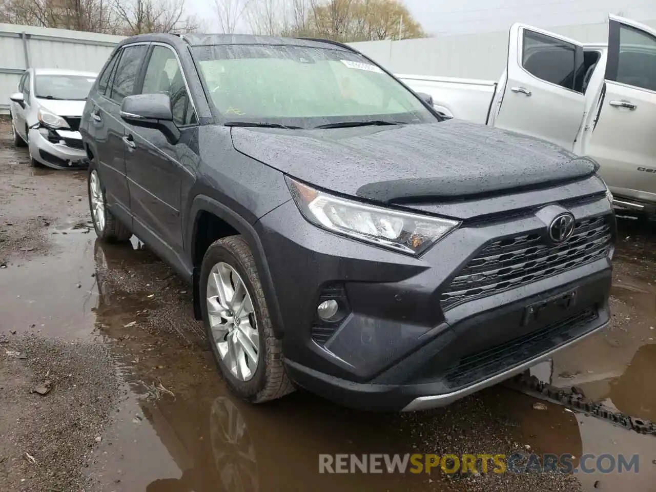 1 Photograph of a damaged car JTMN1RFV5KD030178 TOYOTA RAV4 2019