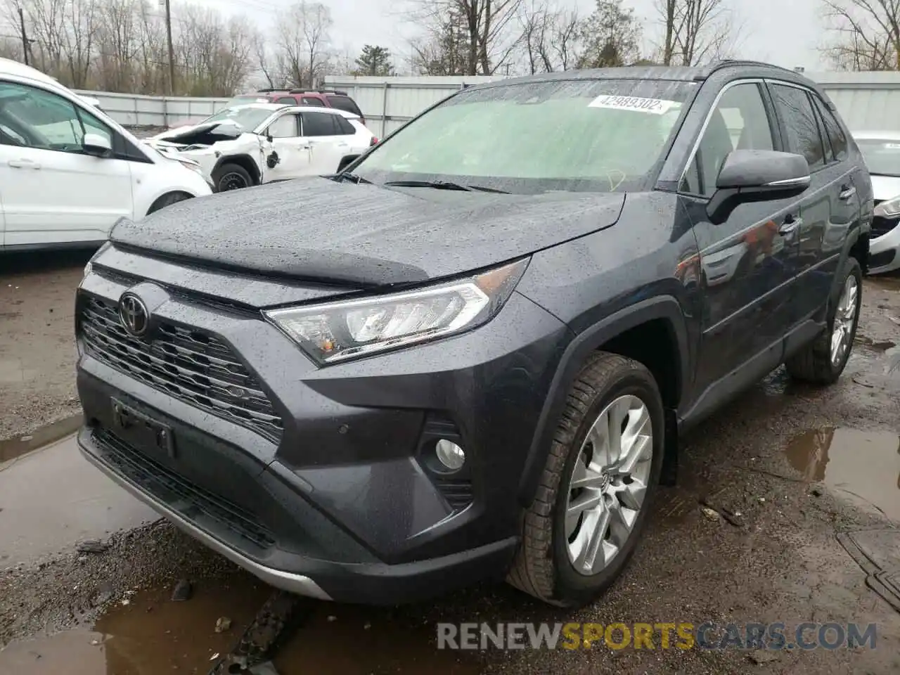 2 Photograph of a damaged car JTMN1RFV5KD030178 TOYOTA RAV4 2019