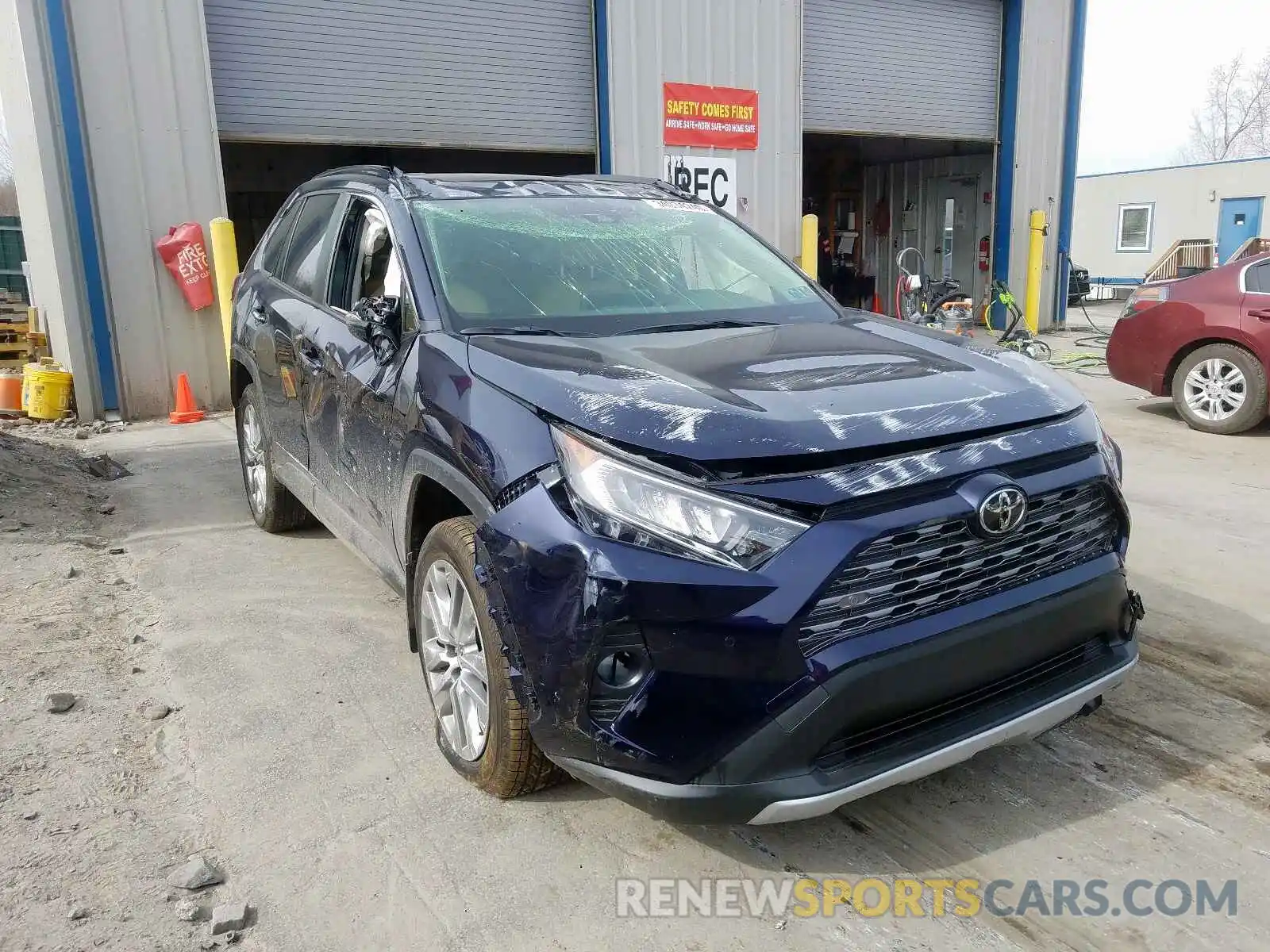 1 Photograph of a damaged car JTMN1RFV5KD038250 TOYOTA RAV4 2019