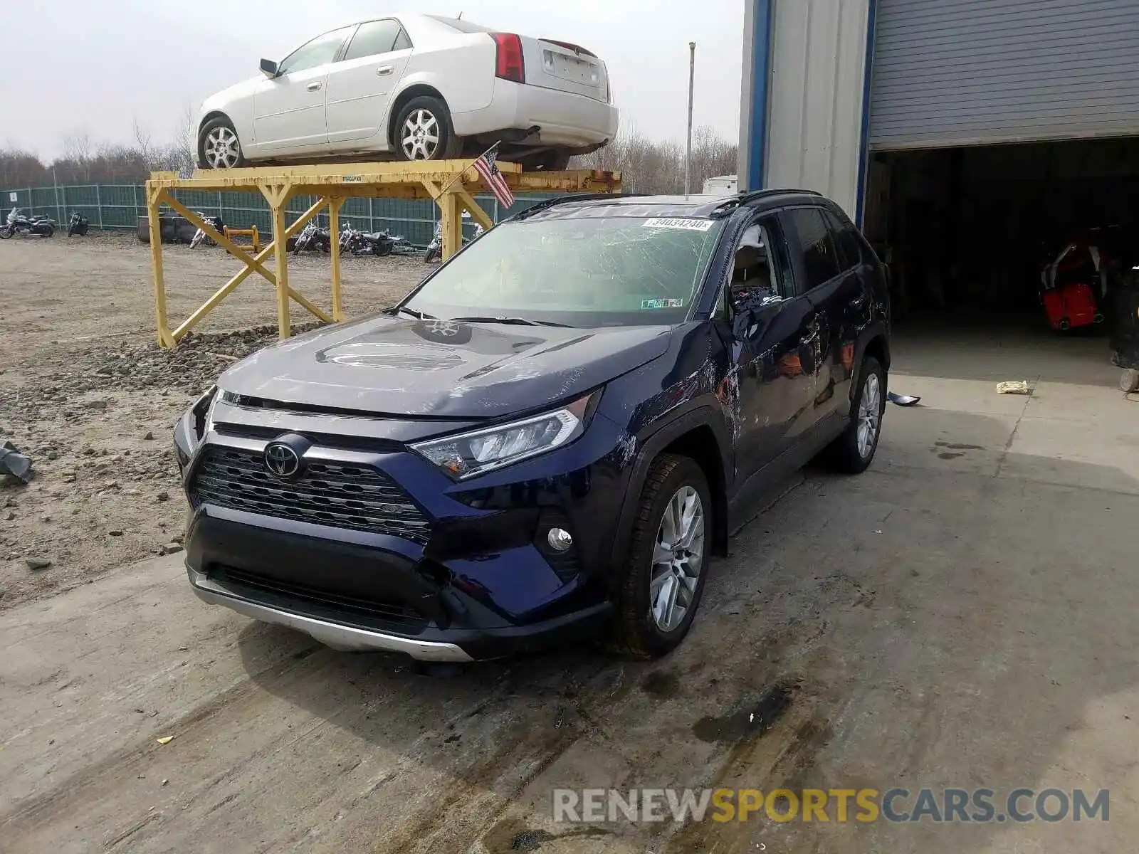 2 Photograph of a damaged car JTMN1RFV5KD038250 TOYOTA RAV4 2019