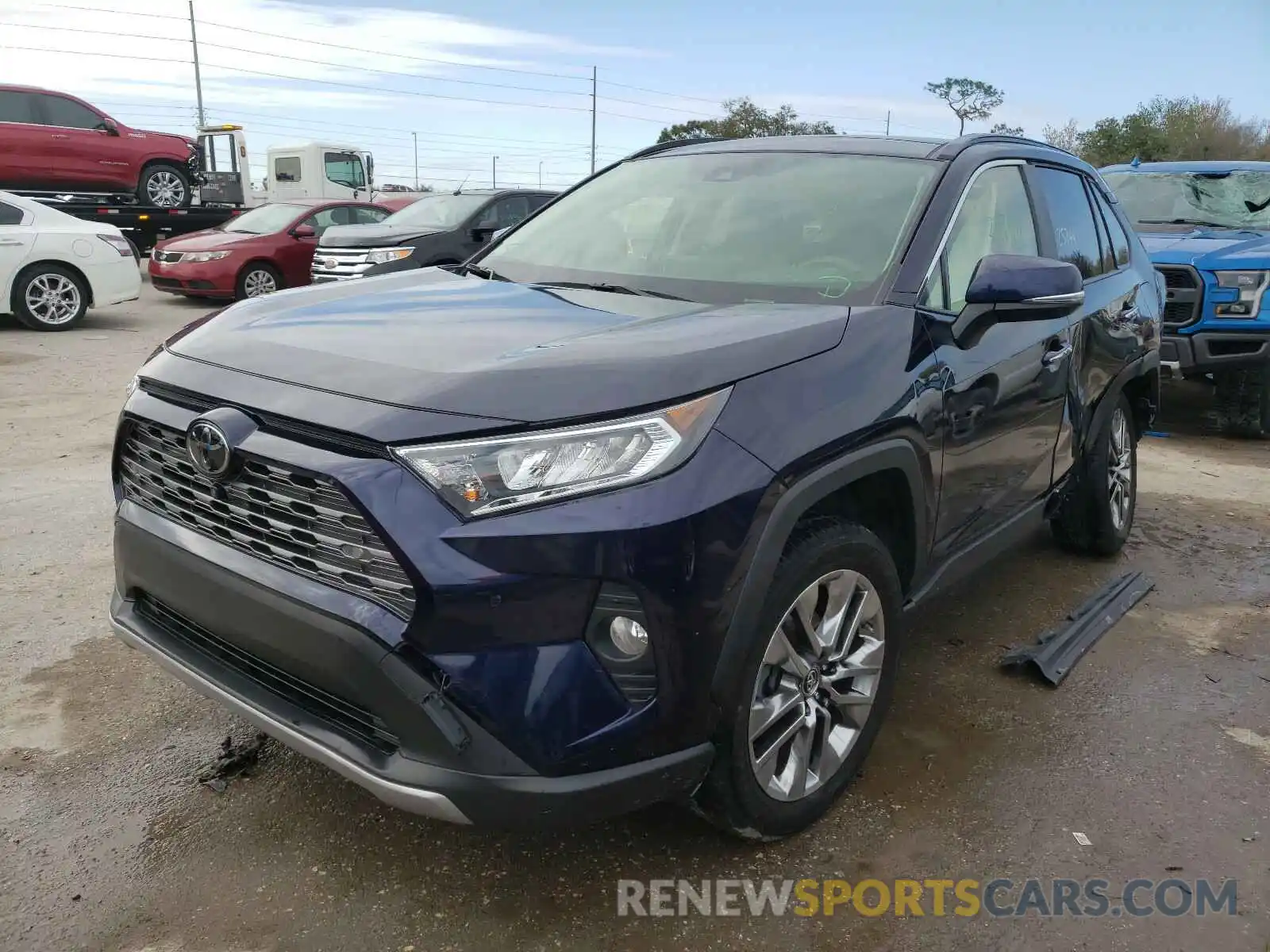 2 Фотография поврежденного автомобиля JTMN1RFV5KD503013 TOYOTA RAV4 2019