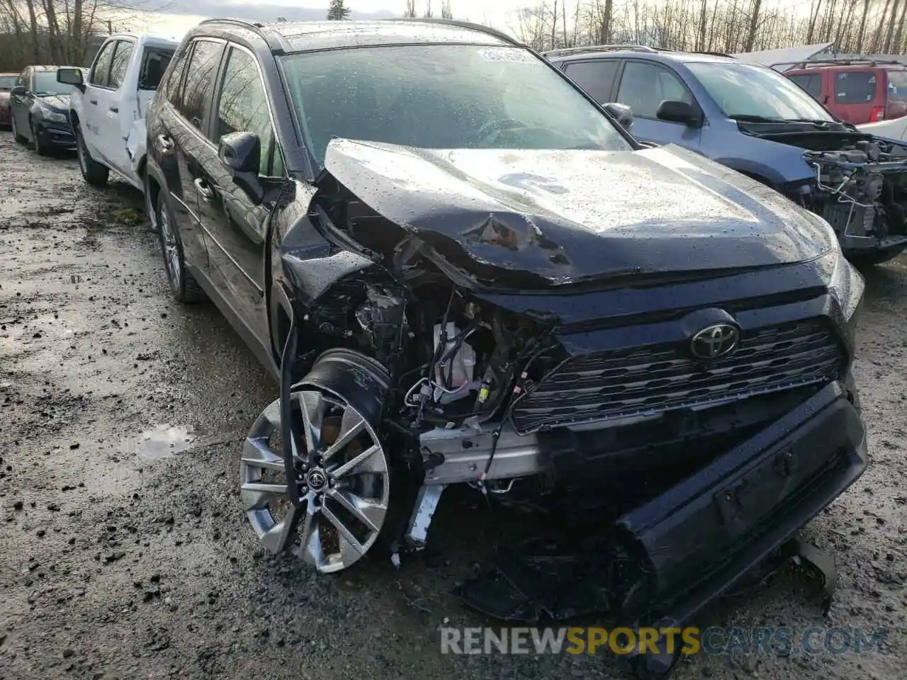 1 Photograph of a damaged car JTMN1RFV5KD503061 TOYOTA RAV4 2019