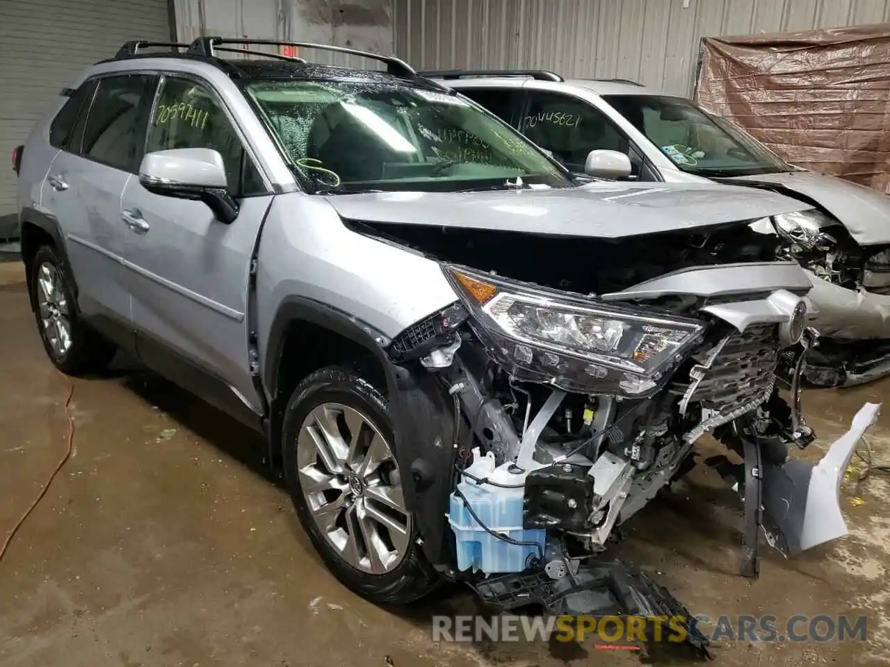 1 Photograph of a damaged car JTMN1RFV5KD507630 TOYOTA RAV4 2019