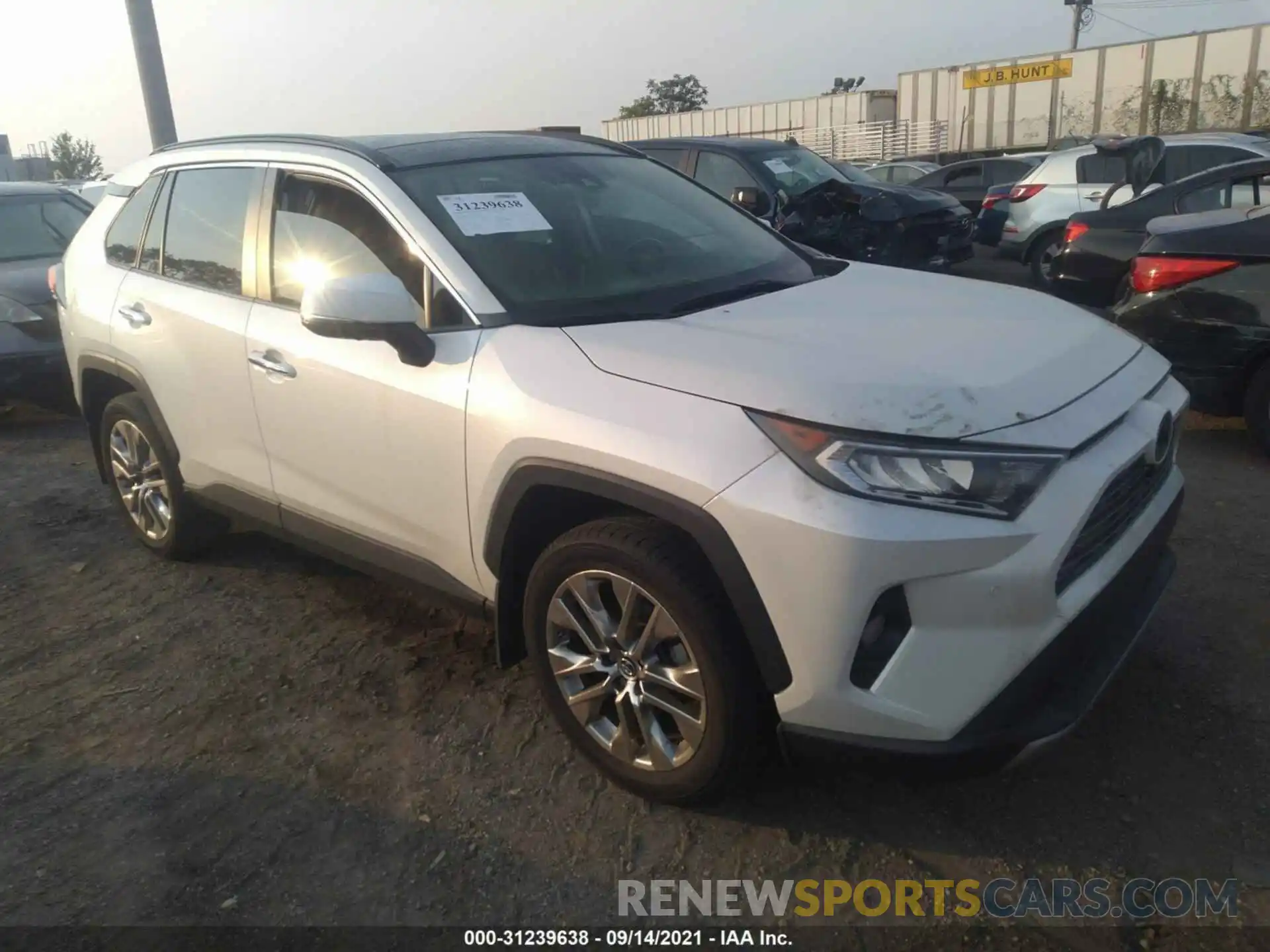 1 Photograph of a damaged car JTMN1RFV5KD518918 TOYOTA RAV4 2019