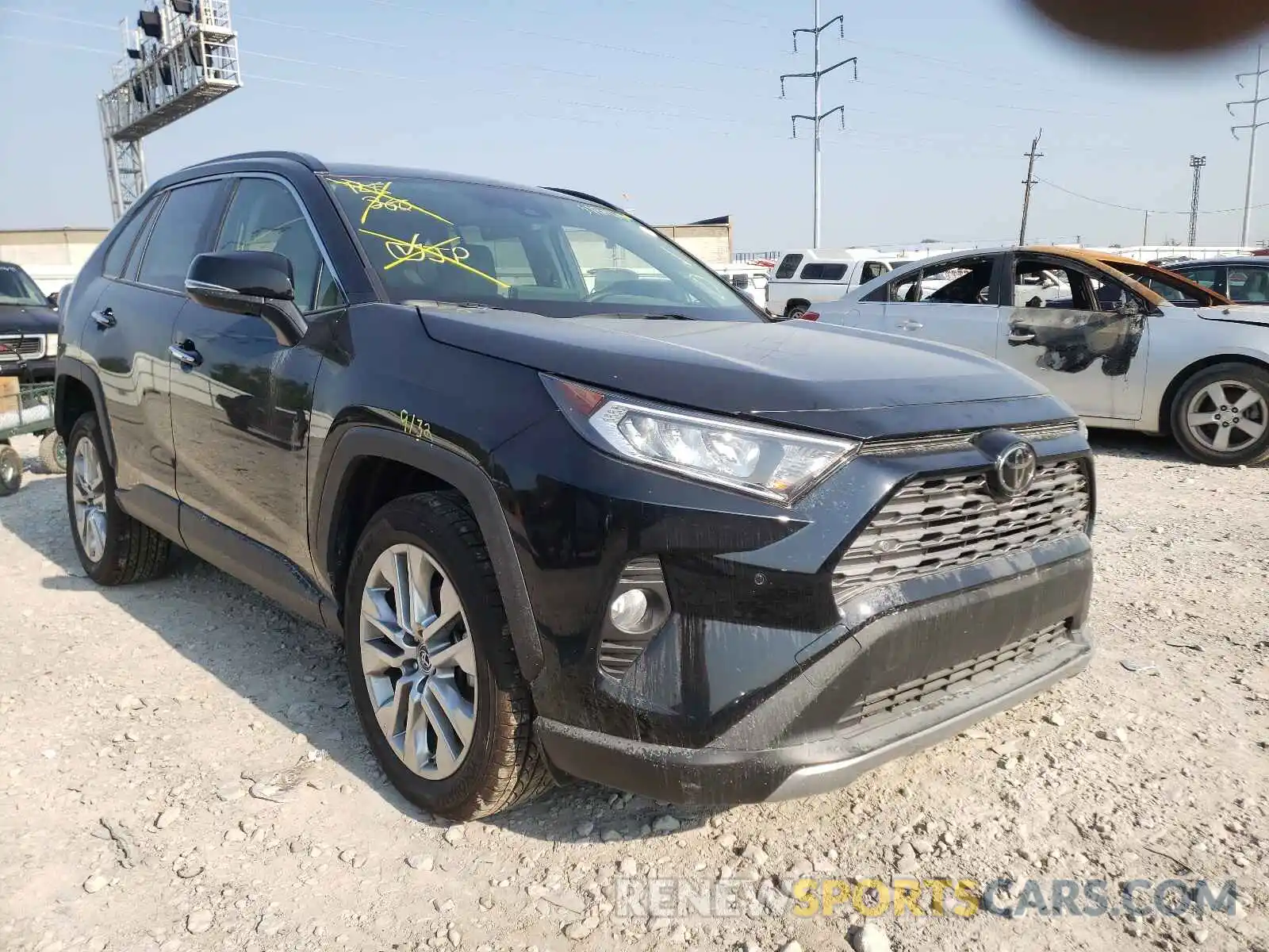 1 Photograph of a damaged car JTMN1RFV6KD036278 TOYOTA RAV4 2019