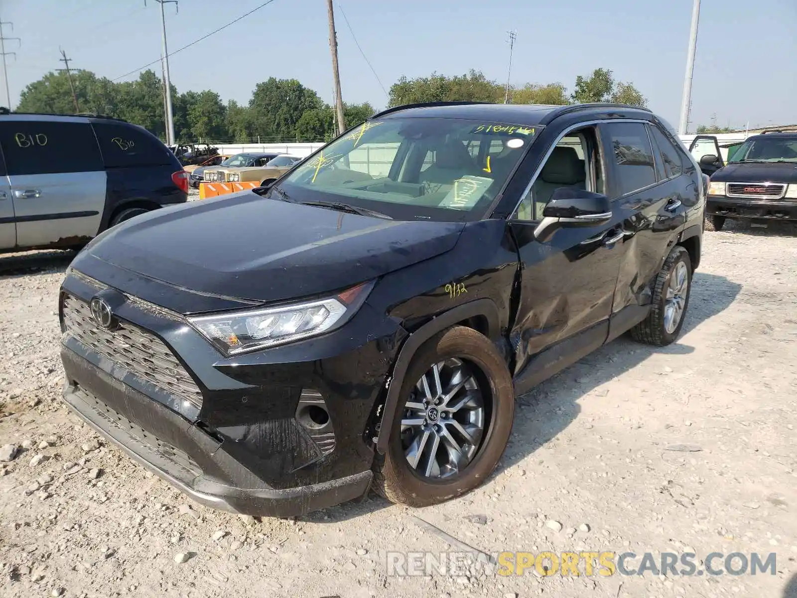 2 Photograph of a damaged car JTMN1RFV6KD036278 TOYOTA RAV4 2019