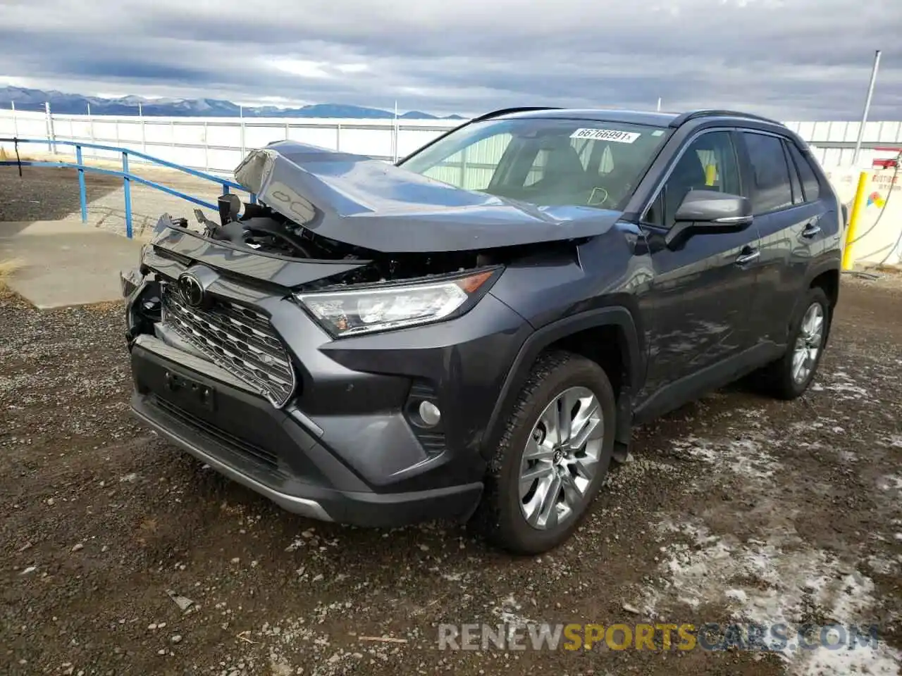 2 Photograph of a damaged car JTMN1RFV6KD037379 TOYOTA RAV4 2019