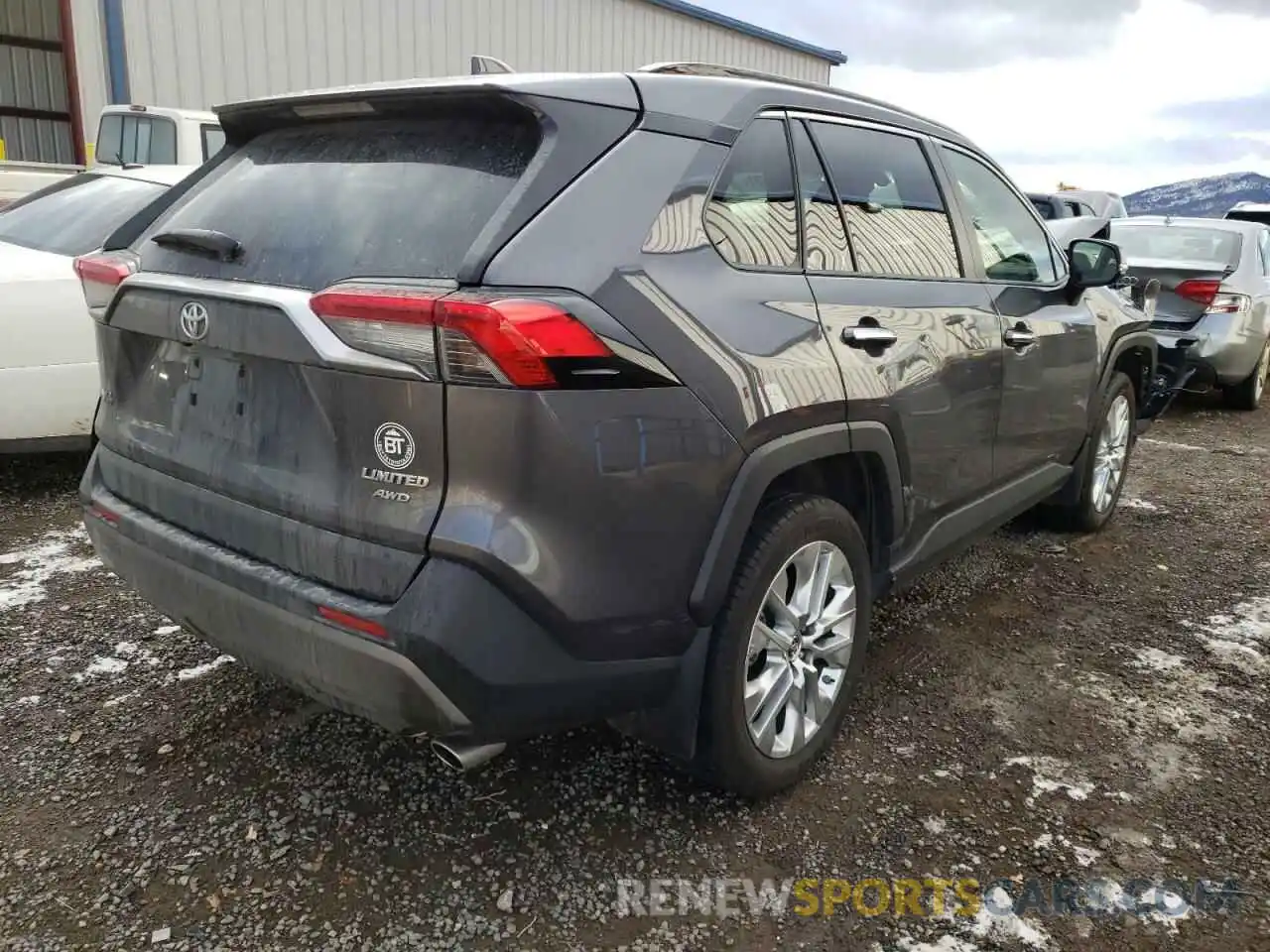 4 Photograph of a damaged car JTMN1RFV6KD037379 TOYOTA RAV4 2019