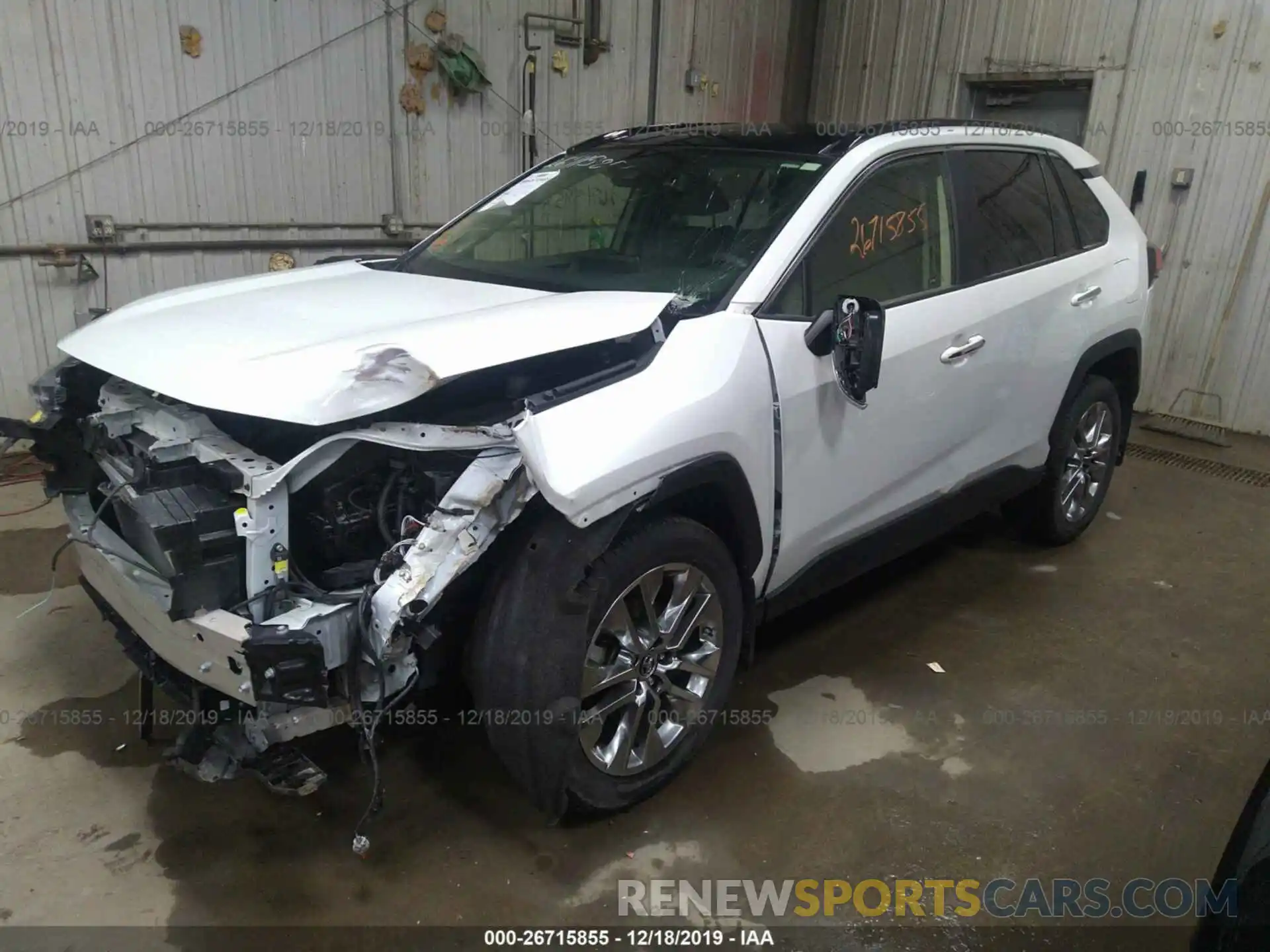 2 Photograph of a damaged car JTMN1RFV6KD501643 TOYOTA RAV4 2019