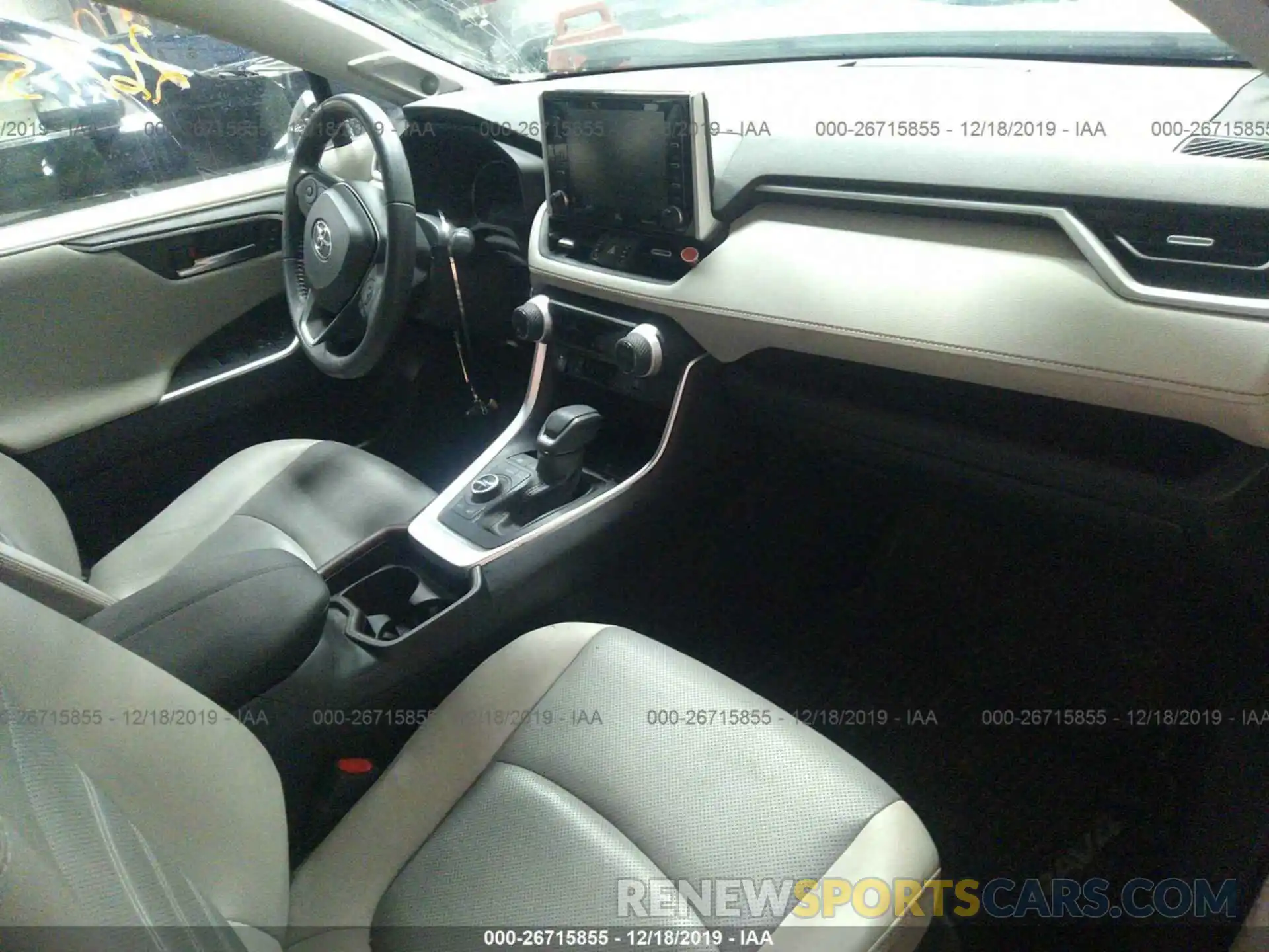 5 Фотография поврежденного автомобиля JTMN1RFV6KD501643 TOYOTA RAV4 2019