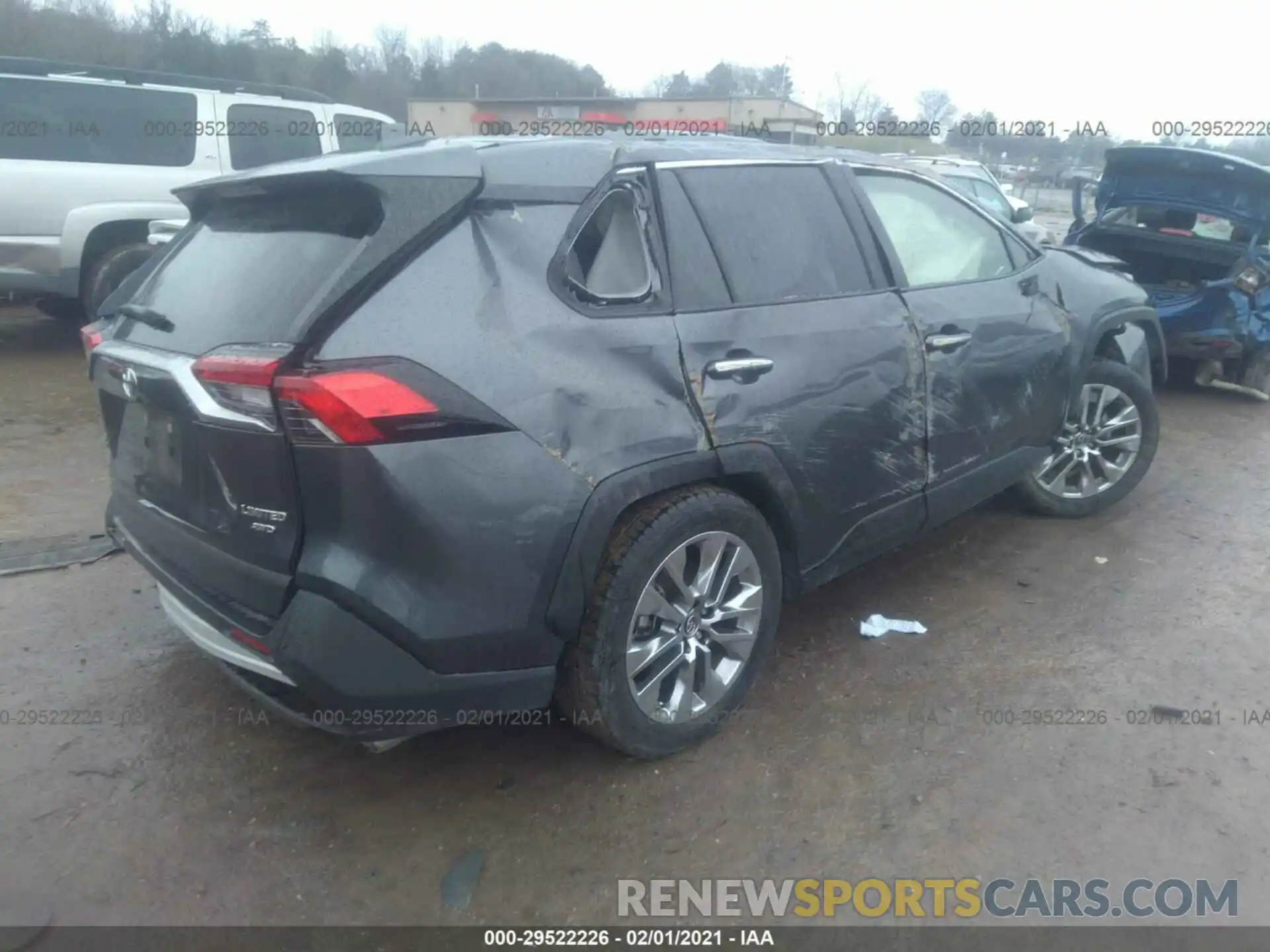 4 Photograph of a damaged car JTMN1RFV6KD507698 TOYOTA RAV4 2019