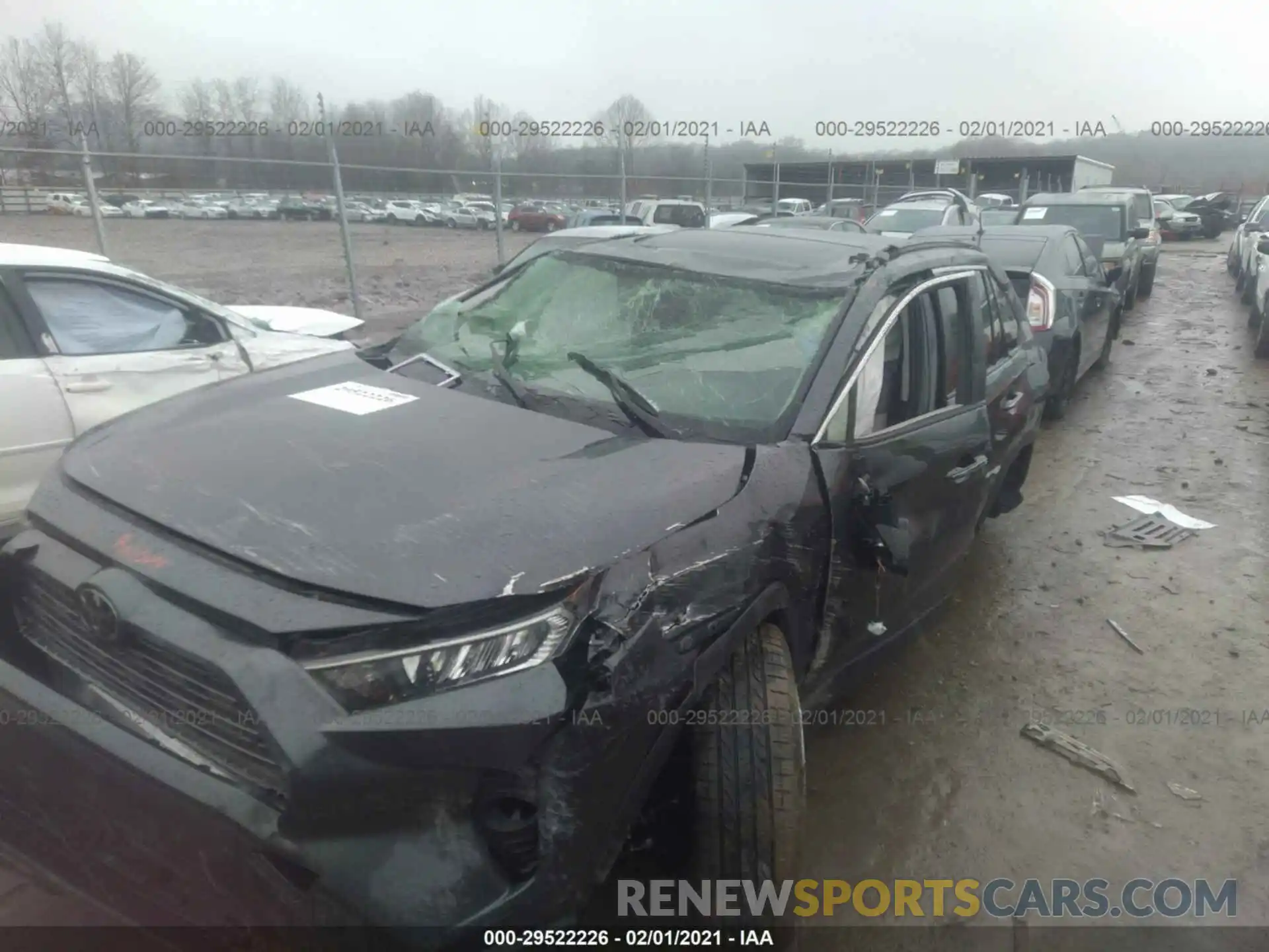 6 Photograph of a damaged car JTMN1RFV6KD507698 TOYOTA RAV4 2019