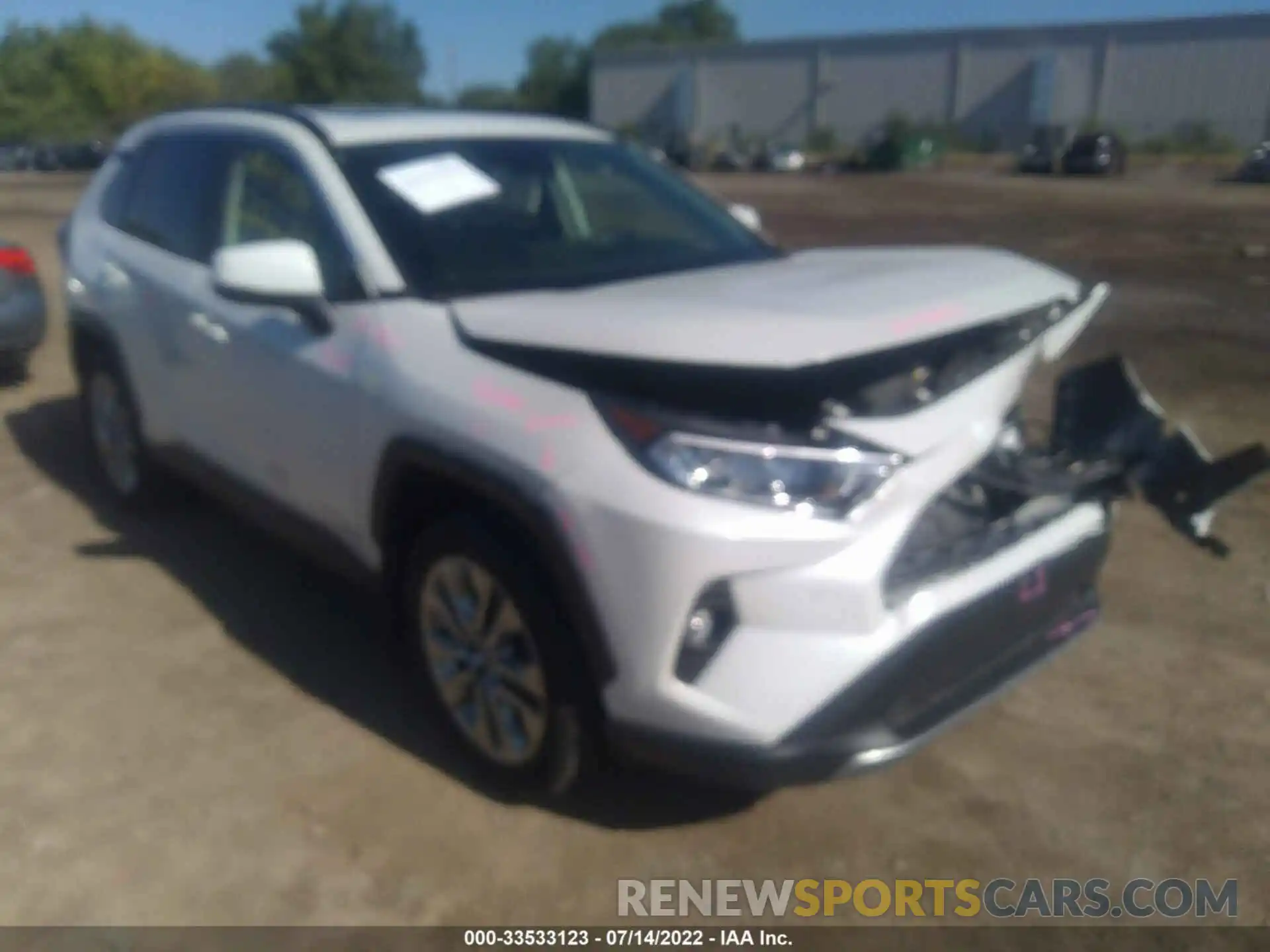 1 Photograph of a damaged car JTMN1RFV6KD511167 TOYOTA RAV4 2019