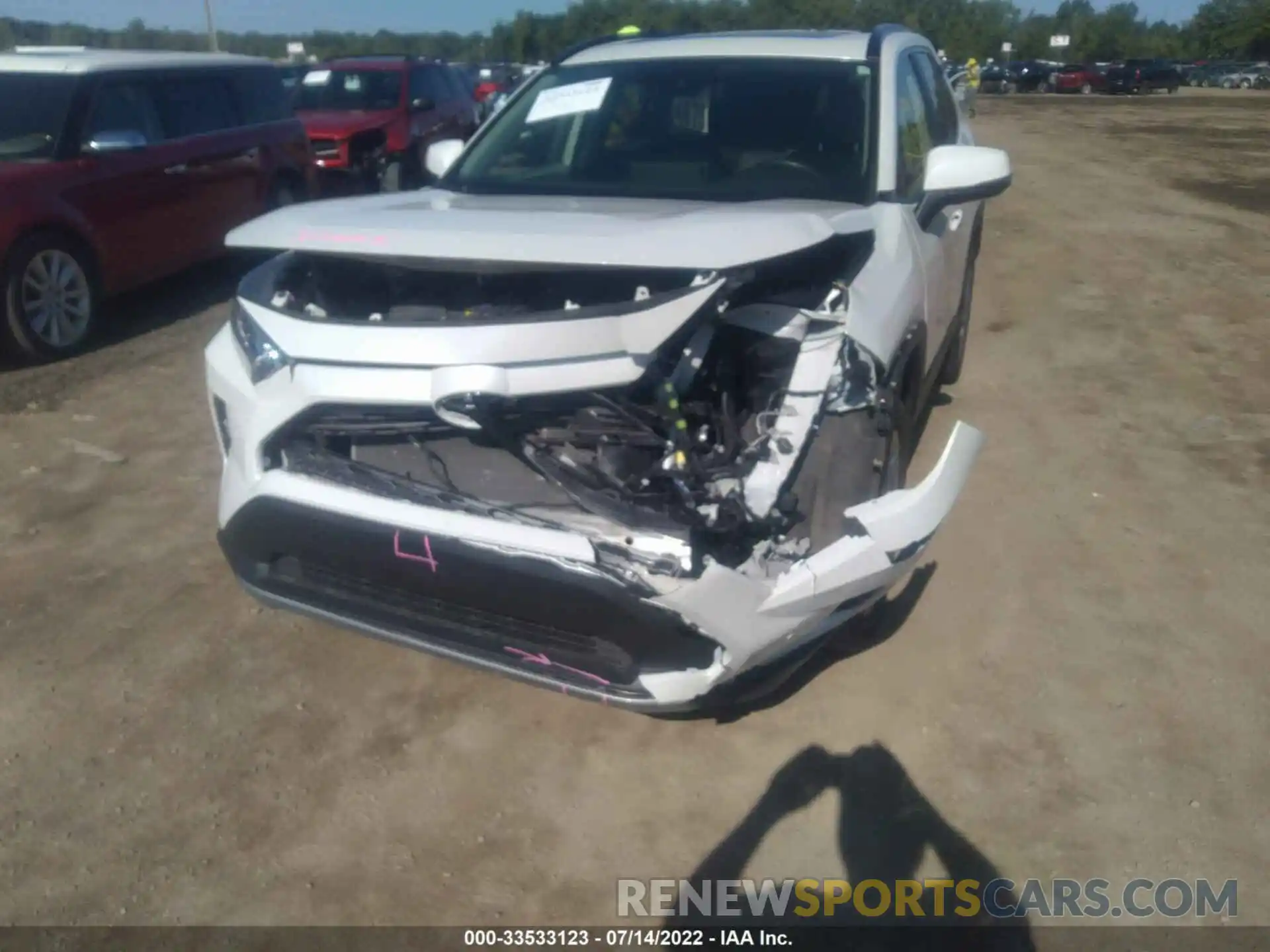 6 Photograph of a damaged car JTMN1RFV6KD511167 TOYOTA RAV4 2019